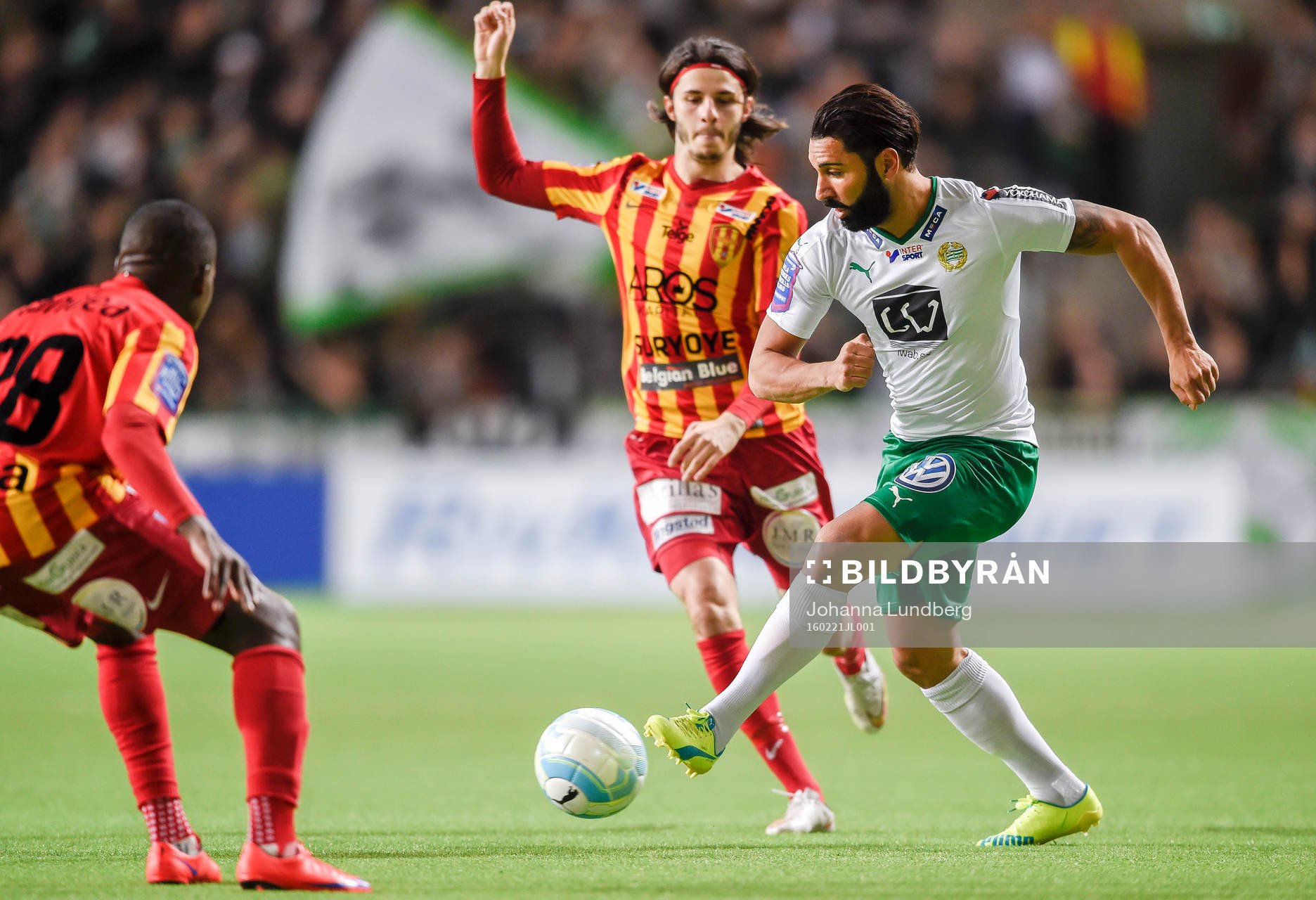 Hammarbys Stefan Batan och Syrianskas Stefan Ilic