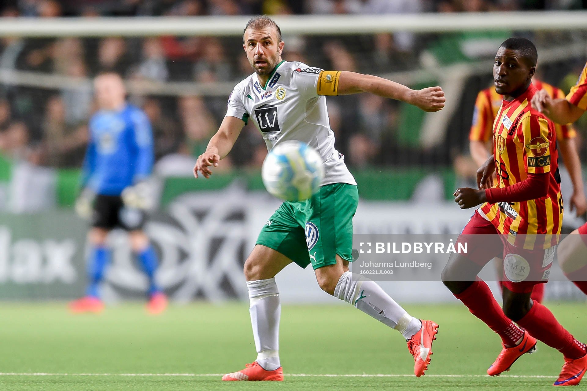 Hammarbys Kennedy Bakircioglu och Syrianskas Samuel