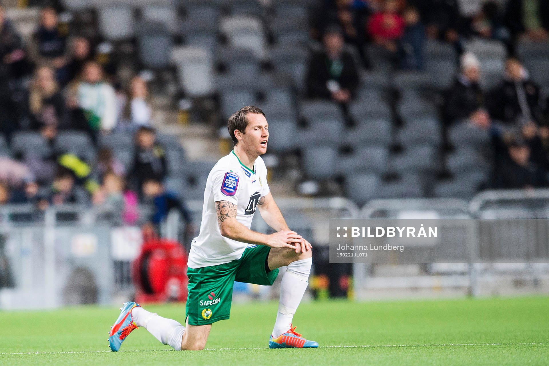 Hammarbys Johan Persson deppar