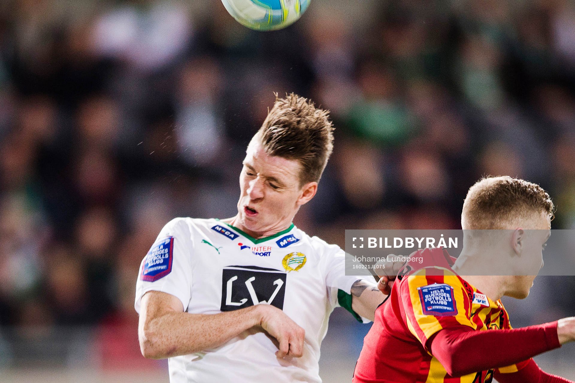 Hammarbys Birkir Már Saevarsson och Syrianskas Victor