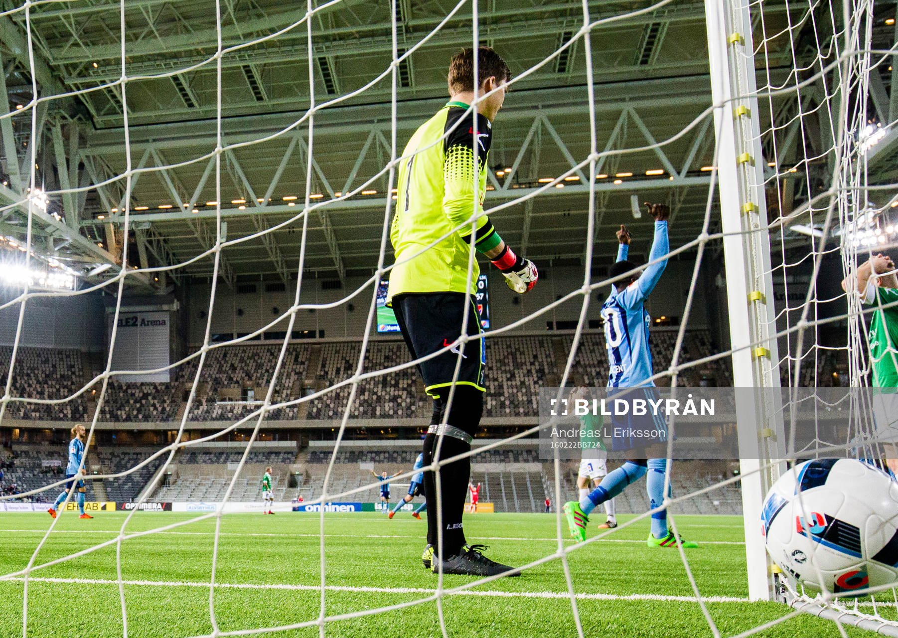 Djurgårdens Sam Johnson jublar
