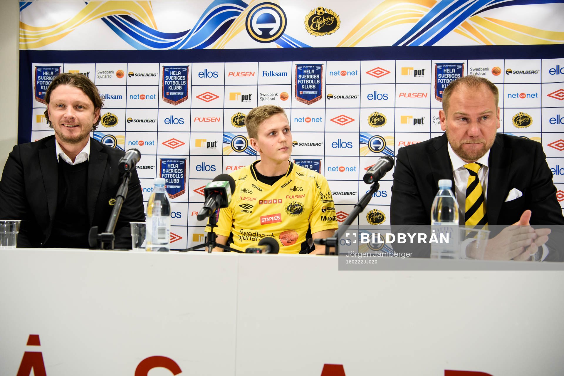Elfsborgs klubbchef Stefan Andreasson, nyförvärv Joakim