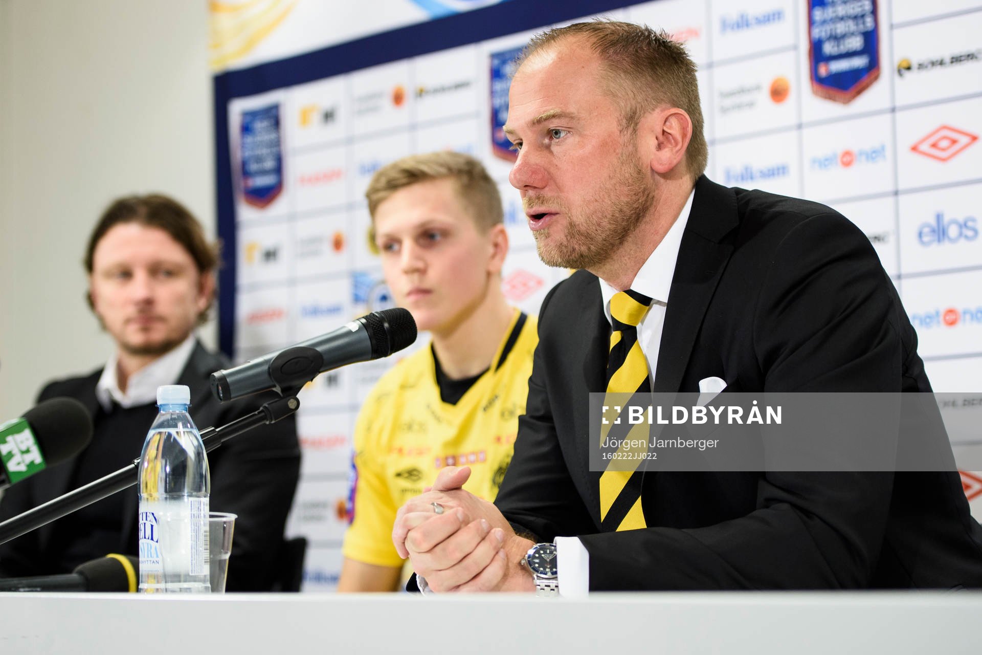 Elfsborgs manager Magnus Haglund med nyförvärv Joakim