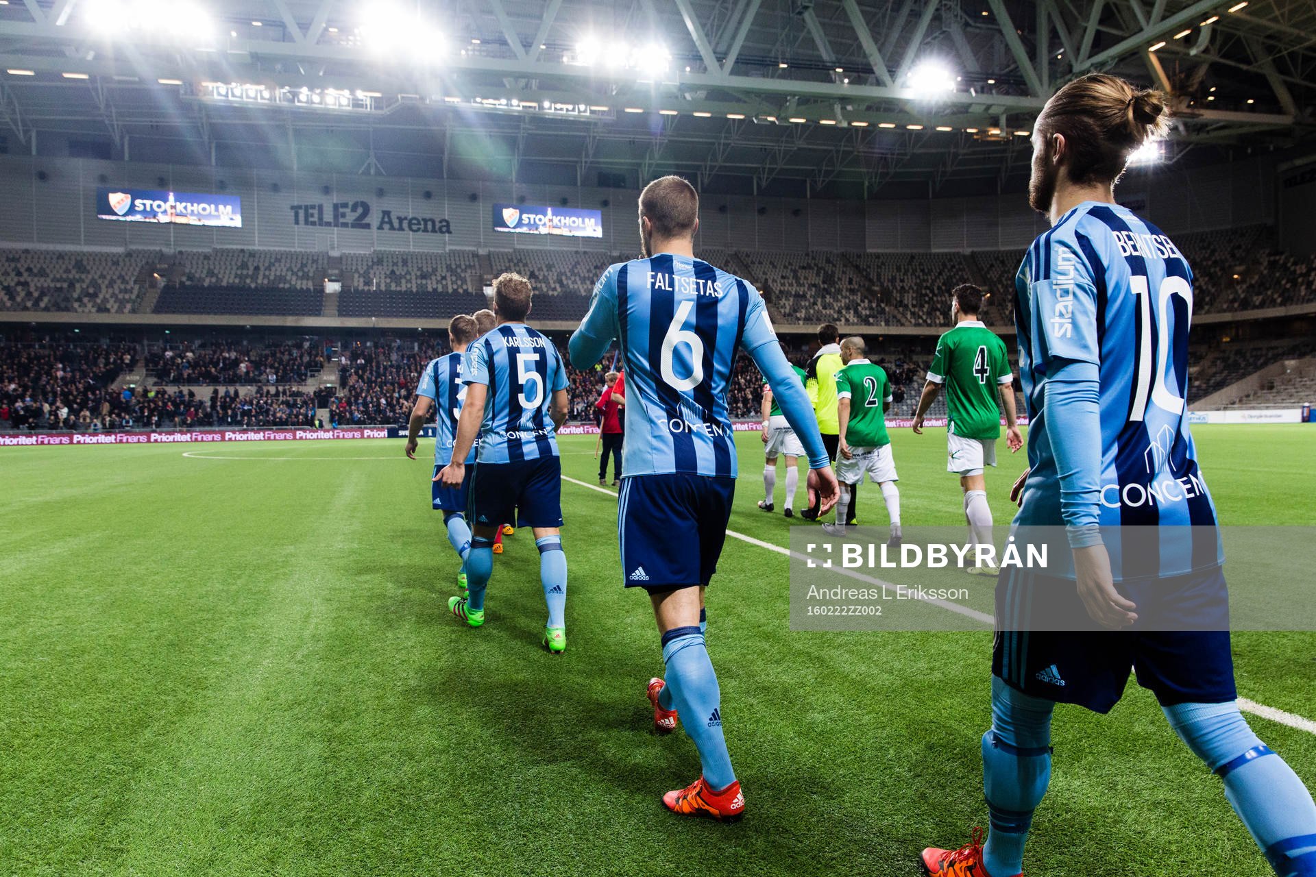 Djurgårdens Stefan Karlsson, Alexander Faltsetas och