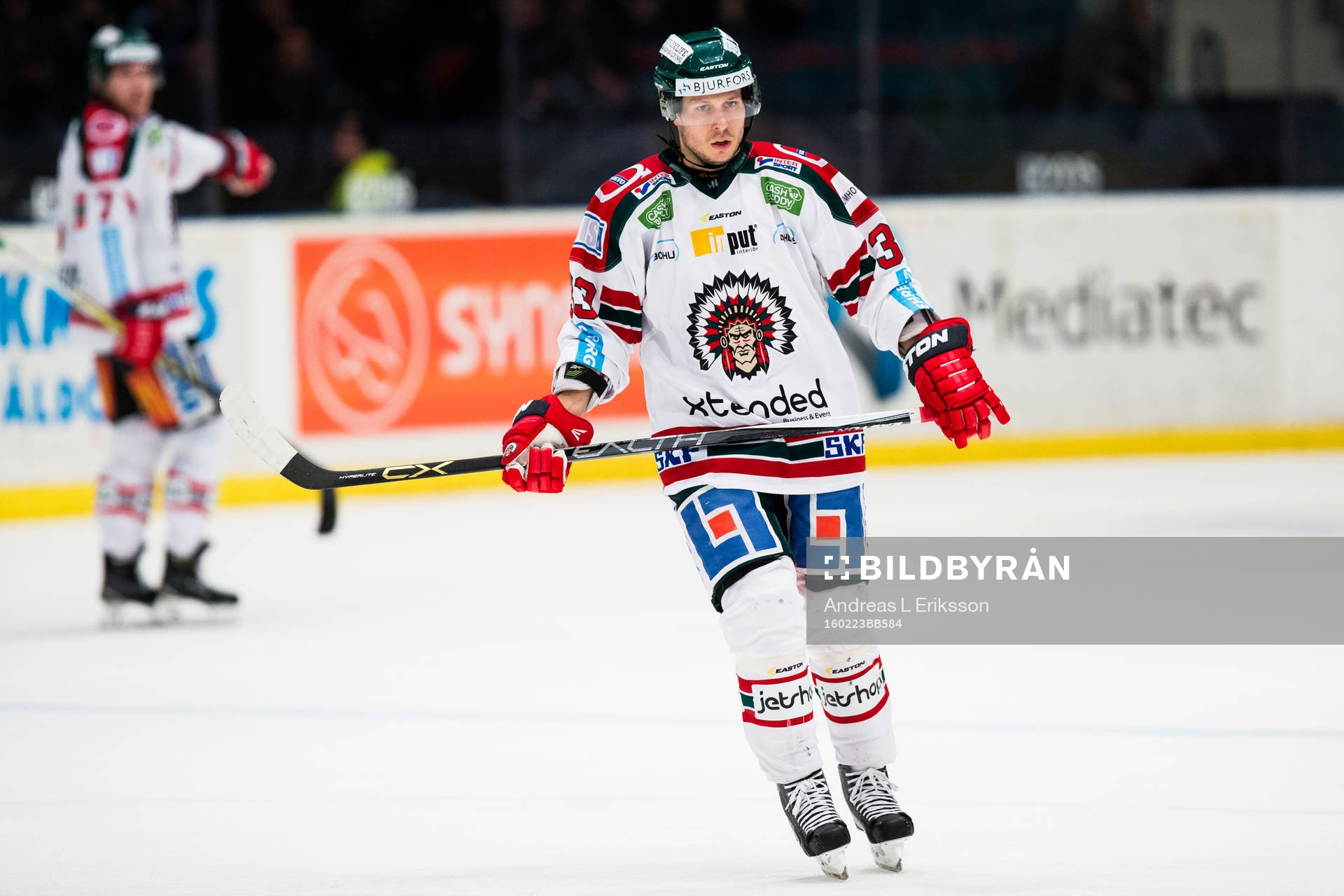 Frölundas Elias Fälth ser koncentrerad ut