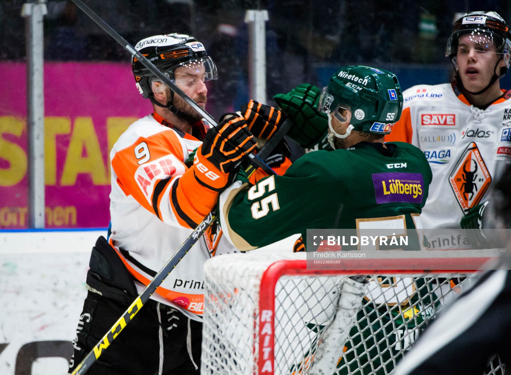 Karlskronas Vjatjeslav Trukhno och Färjestads Ole-Kristian
