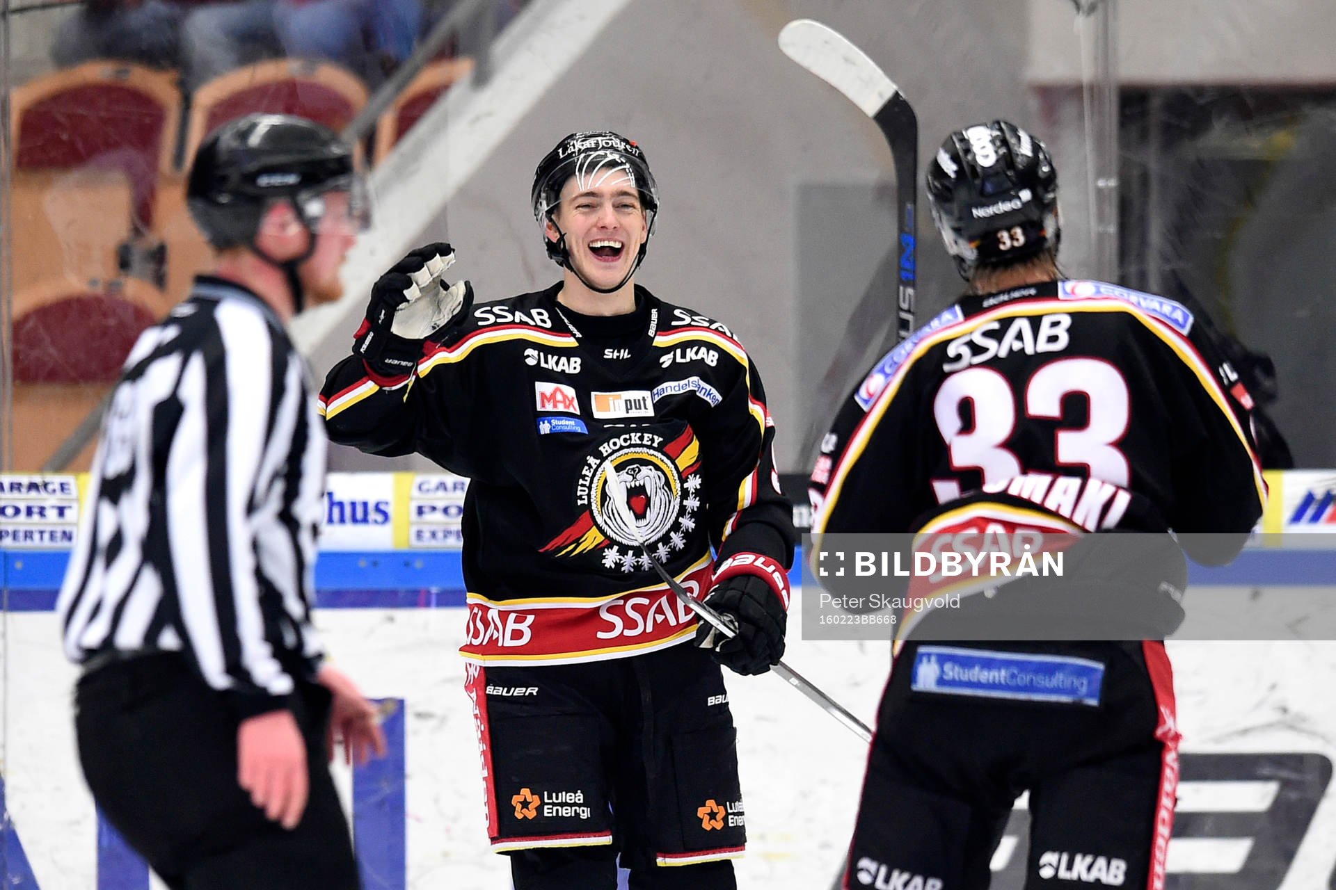 Luleås Johan Forsberg jublar