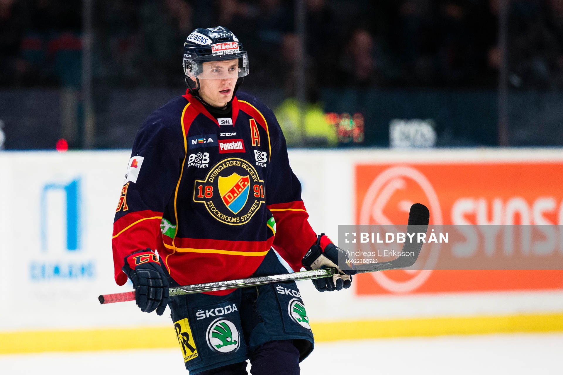 Djurgårdens Markus Ljungh ser deppig ut