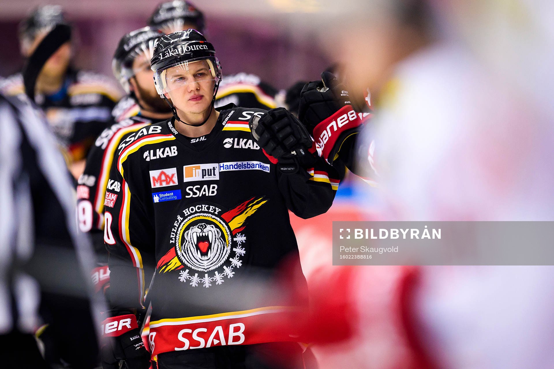 Luleås Toni Rajala jublar