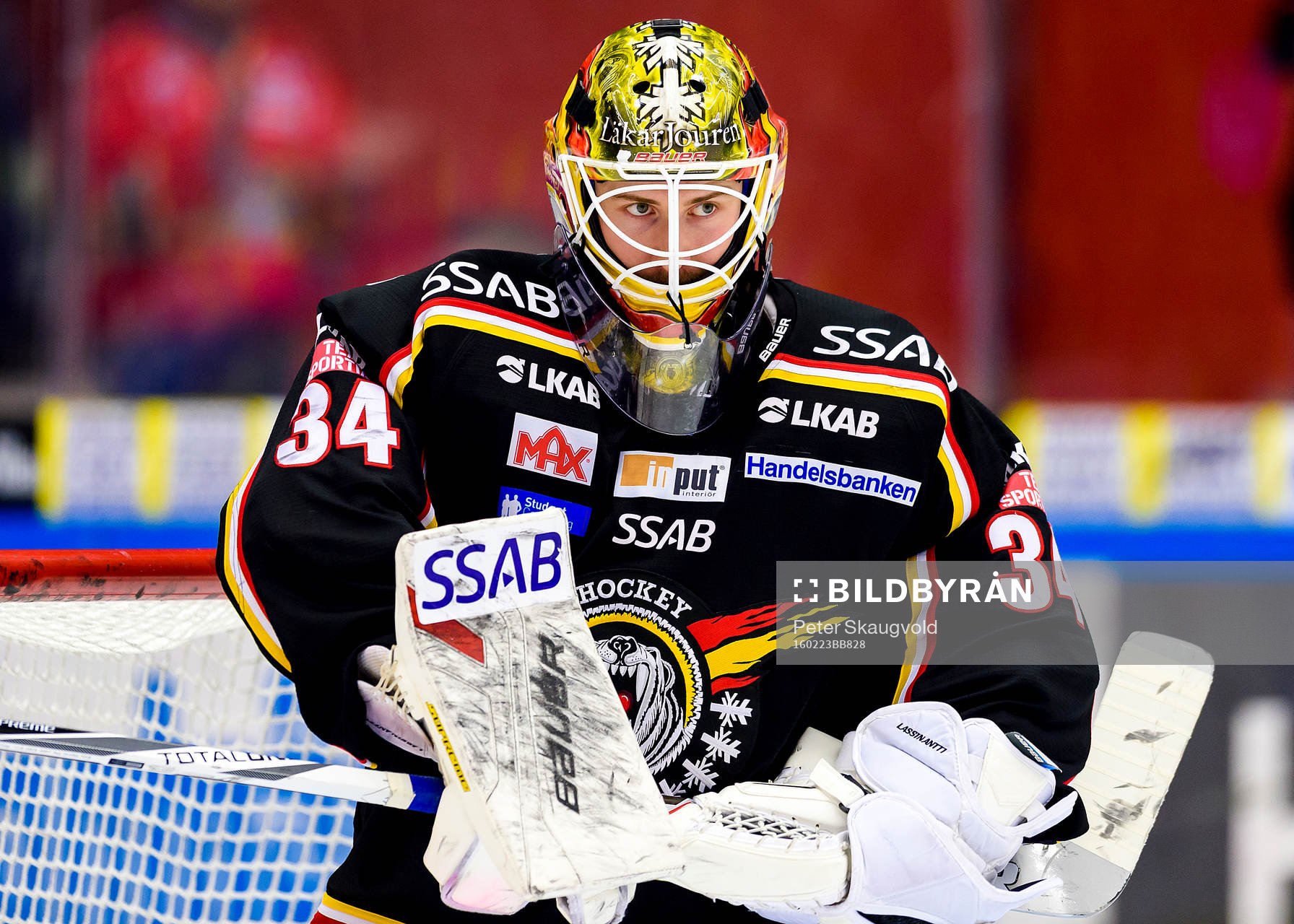 Luleås målvakt Joel Lassinantti
