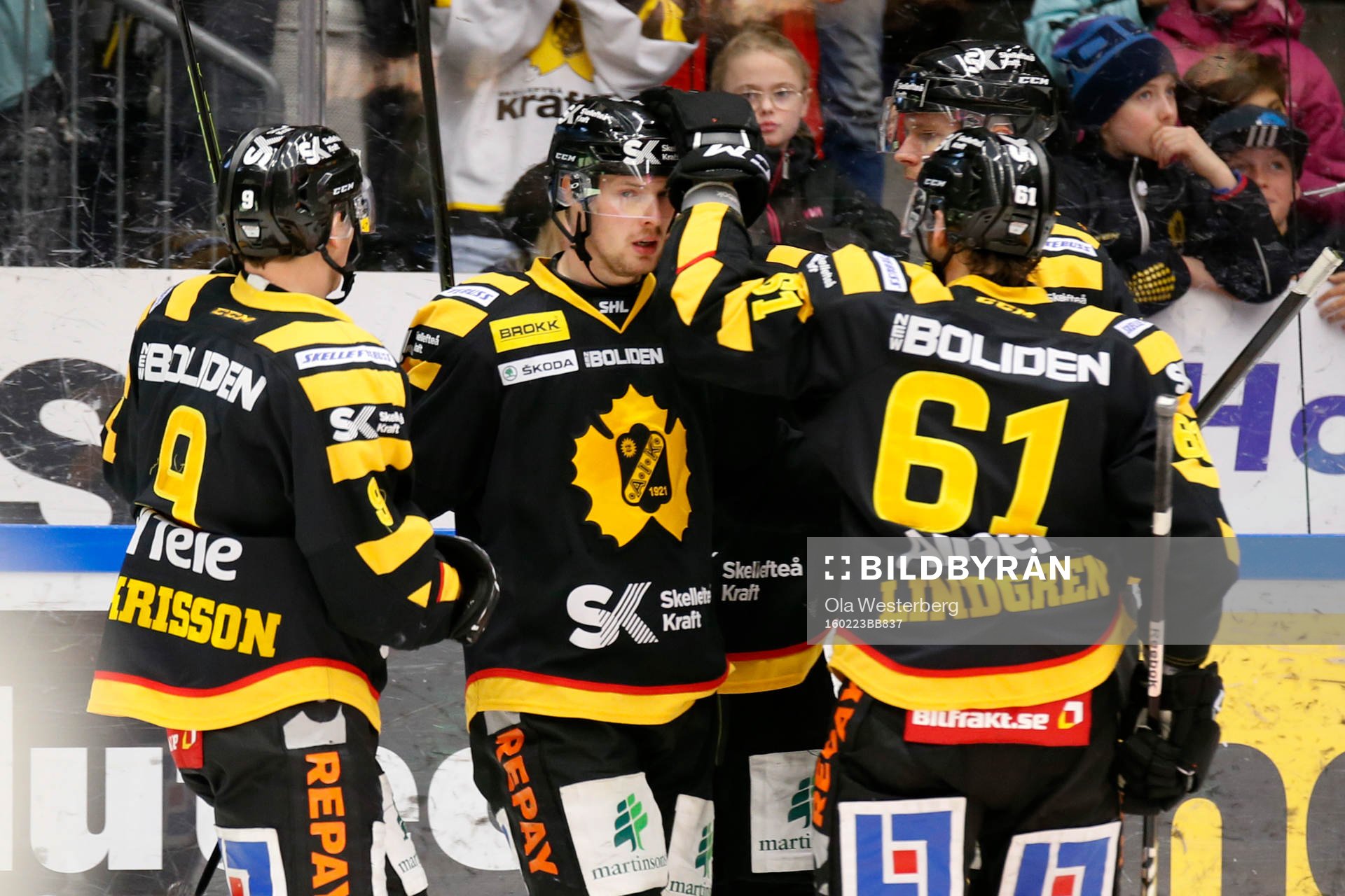 Skellefteås Martin Lundberg jublar