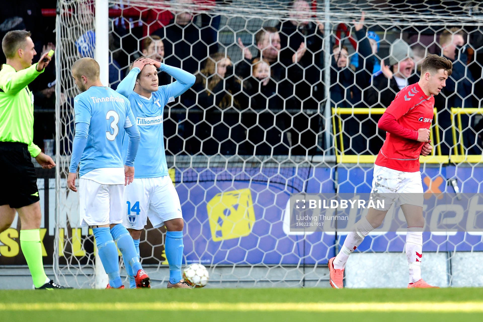 Malmö FFs Erik Andersson deppar