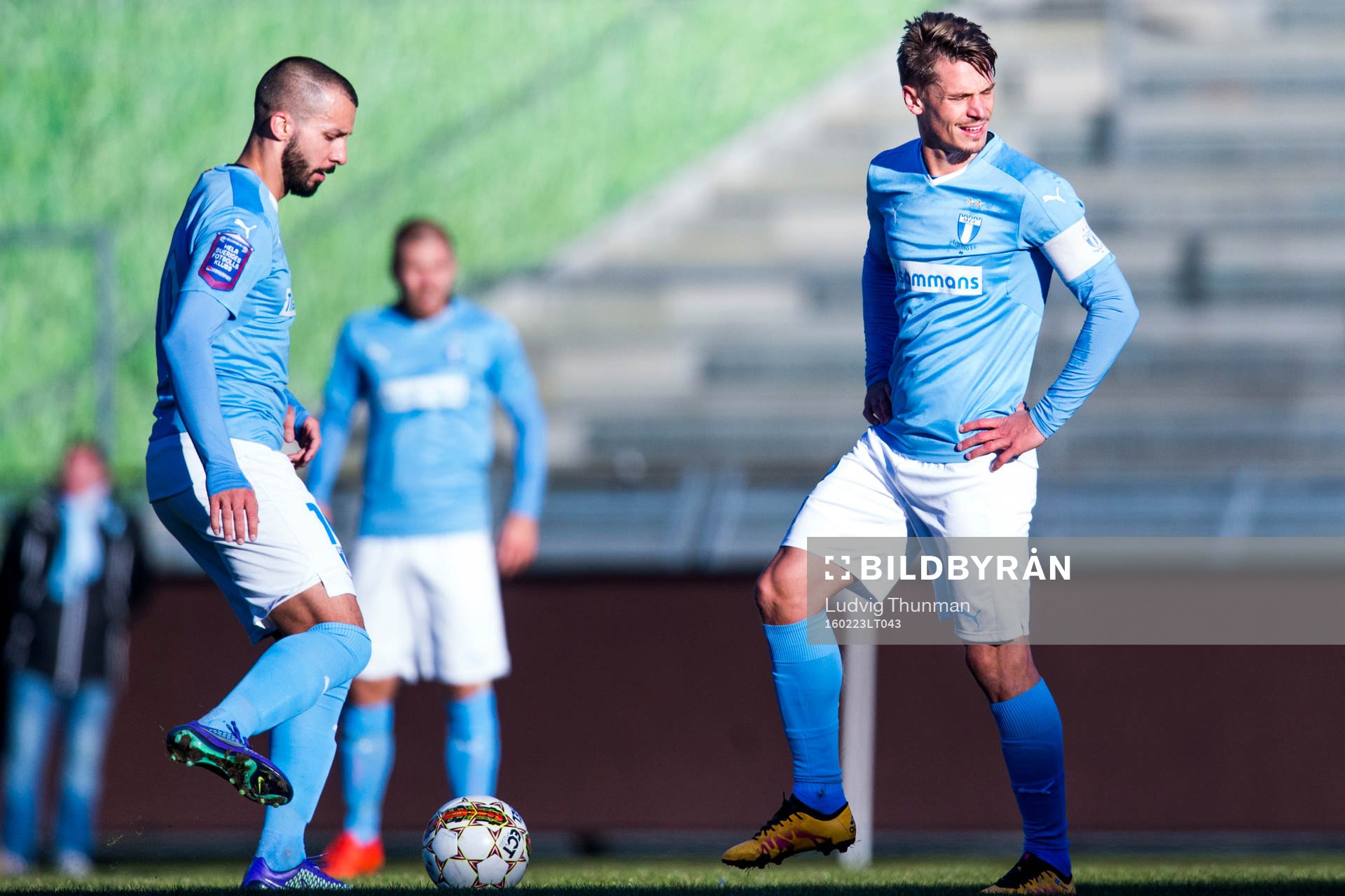 Malmö FFs Guillermo Molins och Markus Rosenberg