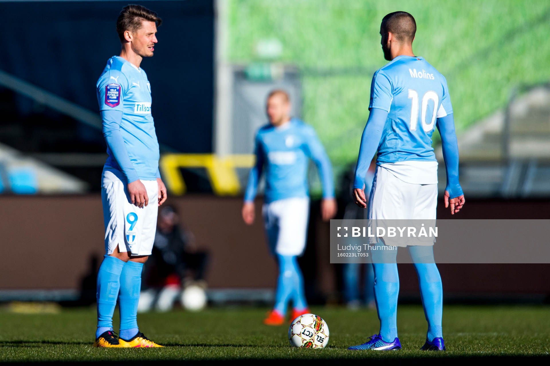 Malmö FFs Markus Rosenberg och Guillermo Molins deppar