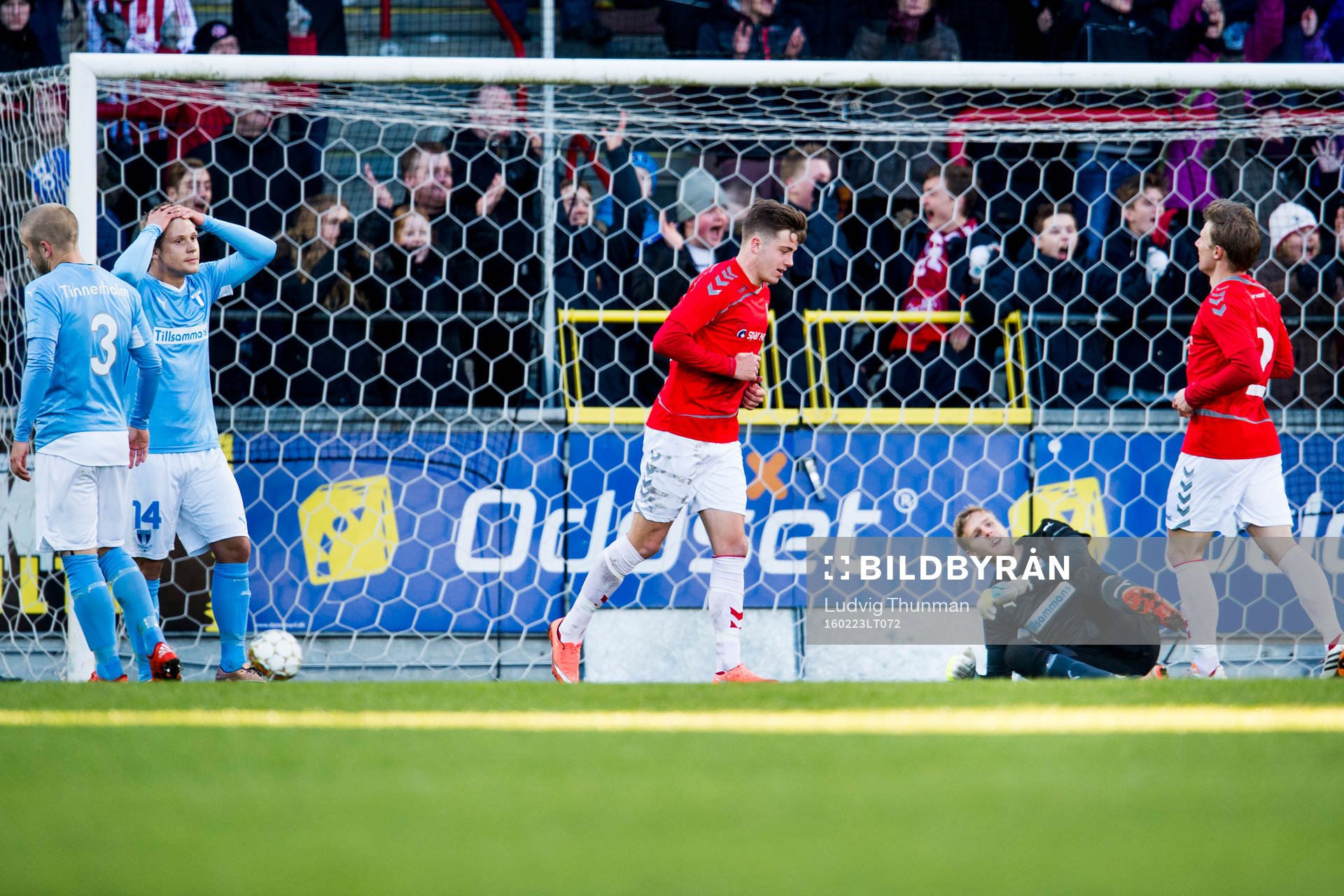 Malmö FFs Anton Tinnerholm, Erik Andersson och målvakt