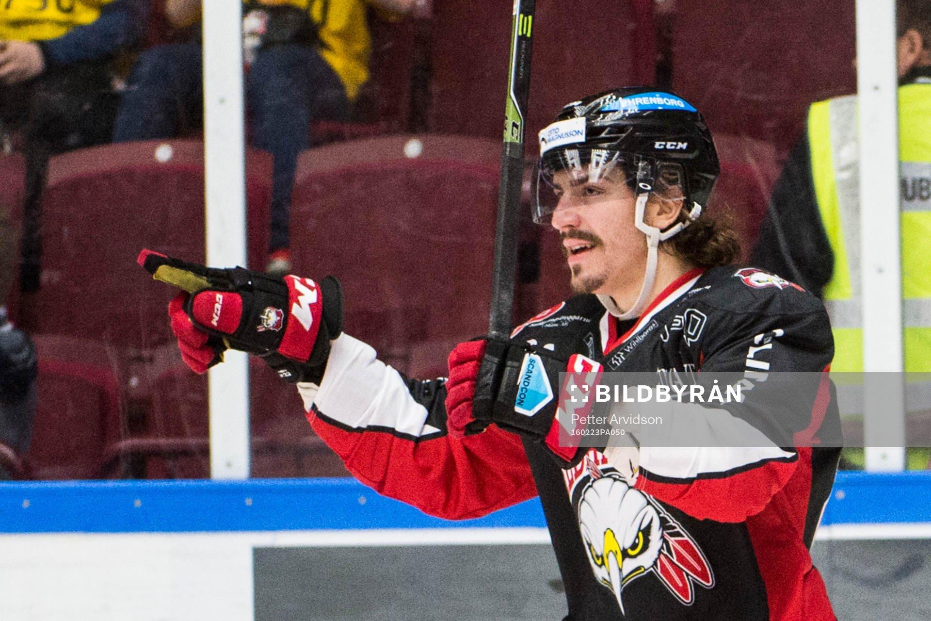 Malmö Redhawks Peter Mueller jublar