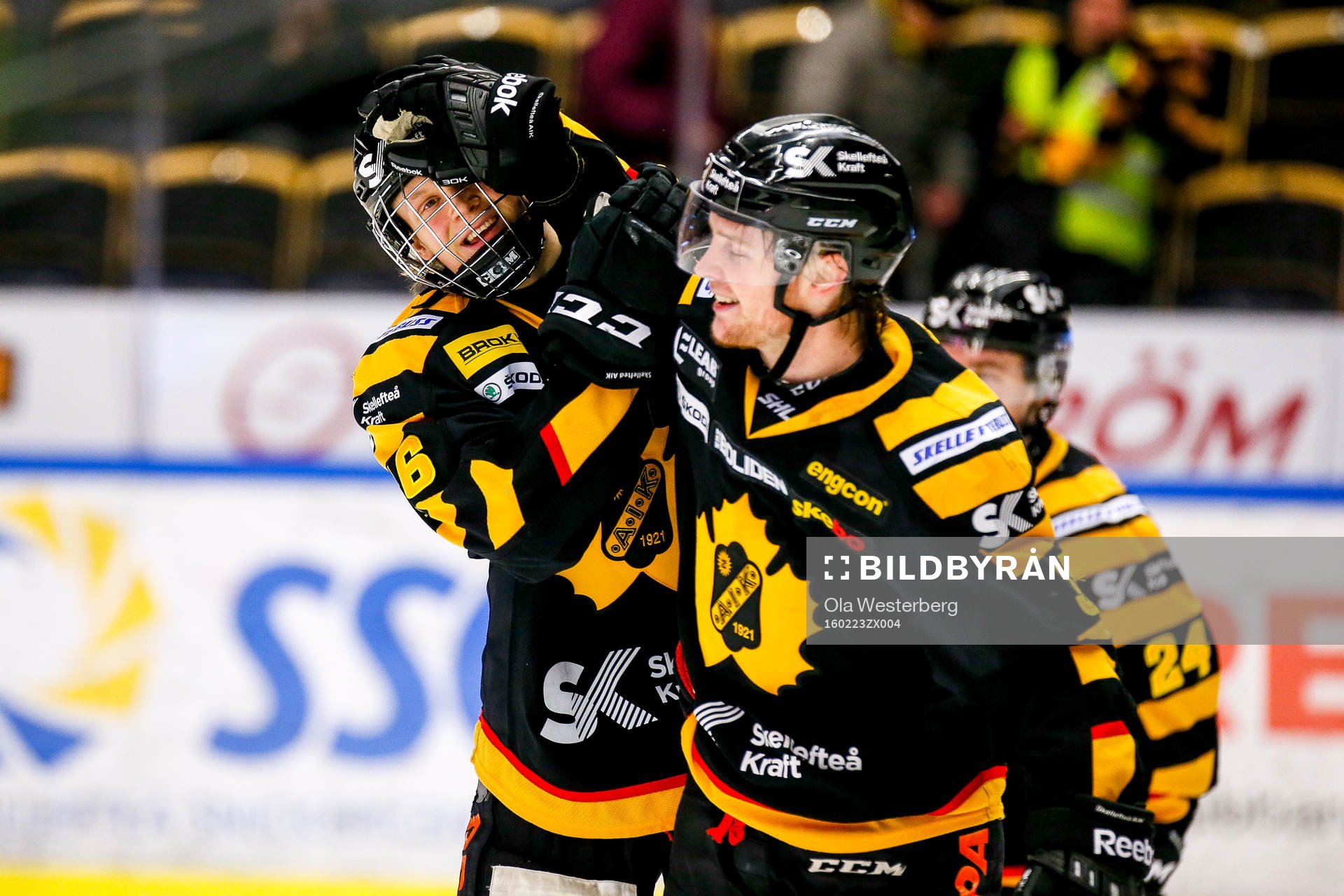 Skellefteås Linus LIndström gjorde sitt första SHL mål