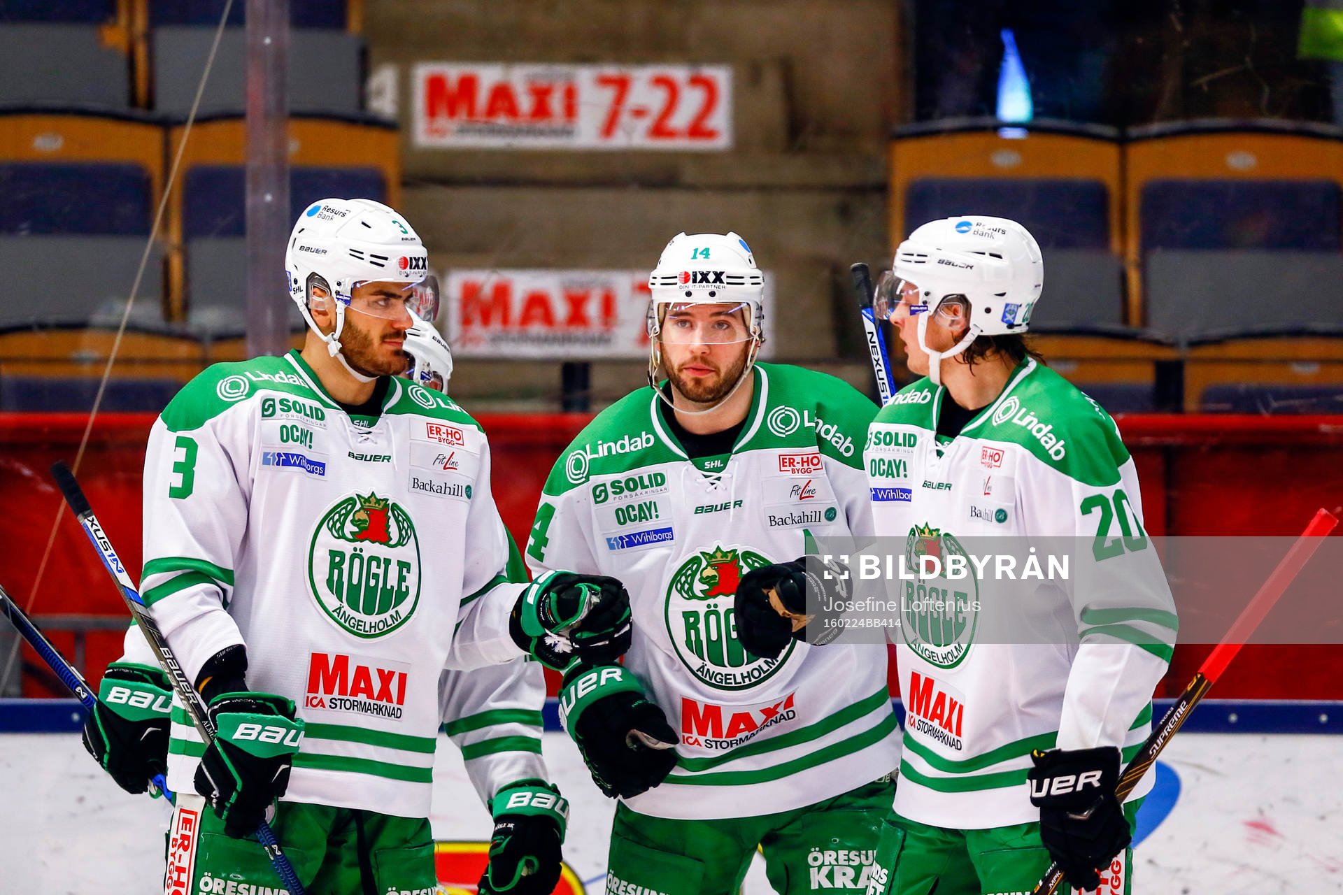 Rögles Almen Bibic, Jordan Smotherman och Mathias From