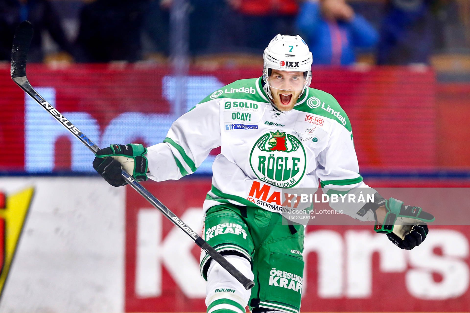 Rögles Patrik Cehlin jublar
