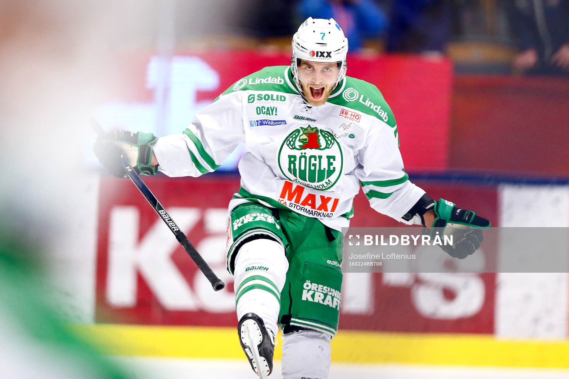 Rögles Patrik Cehlin jublar