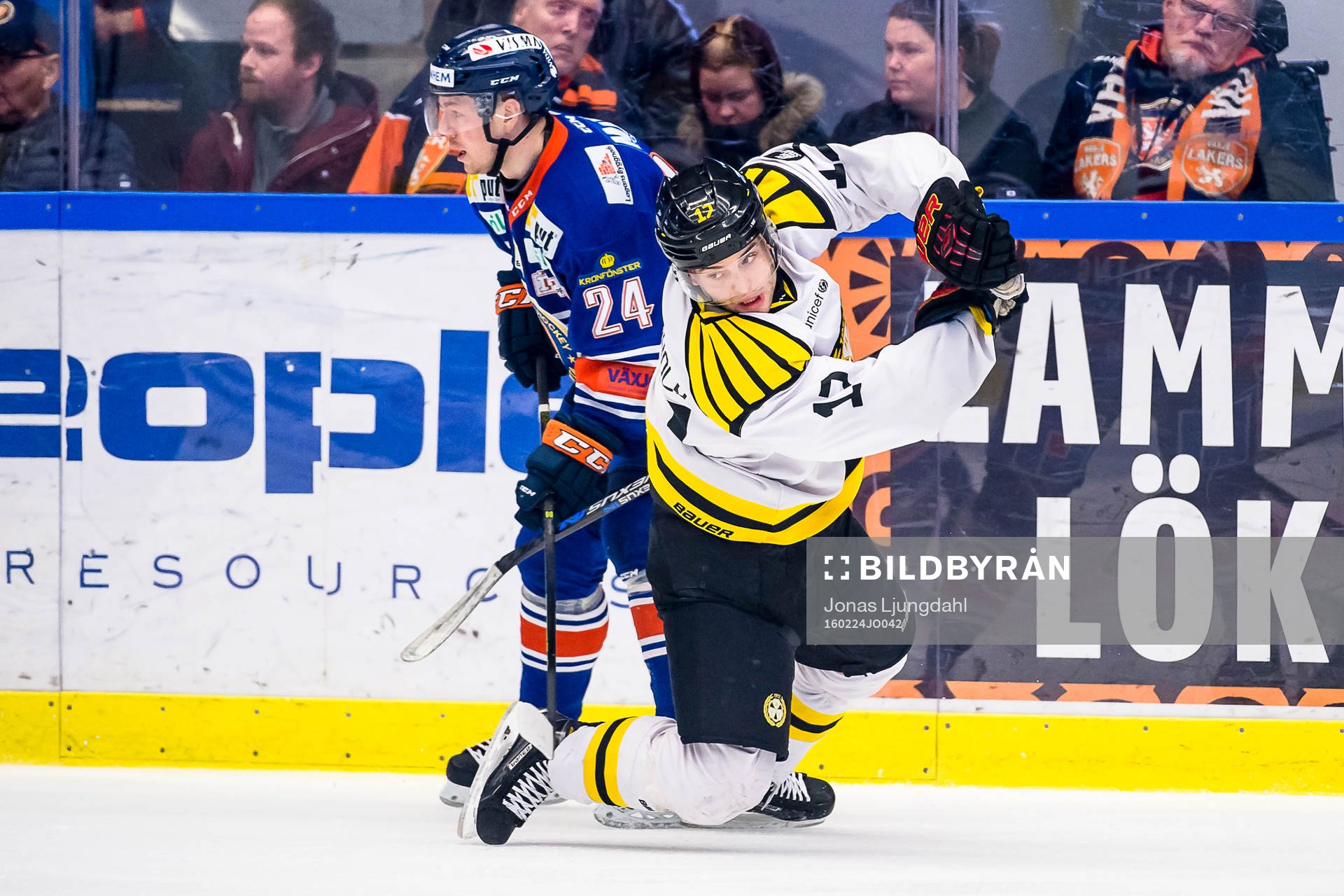 Brynäs Pathrik Westerholm faller