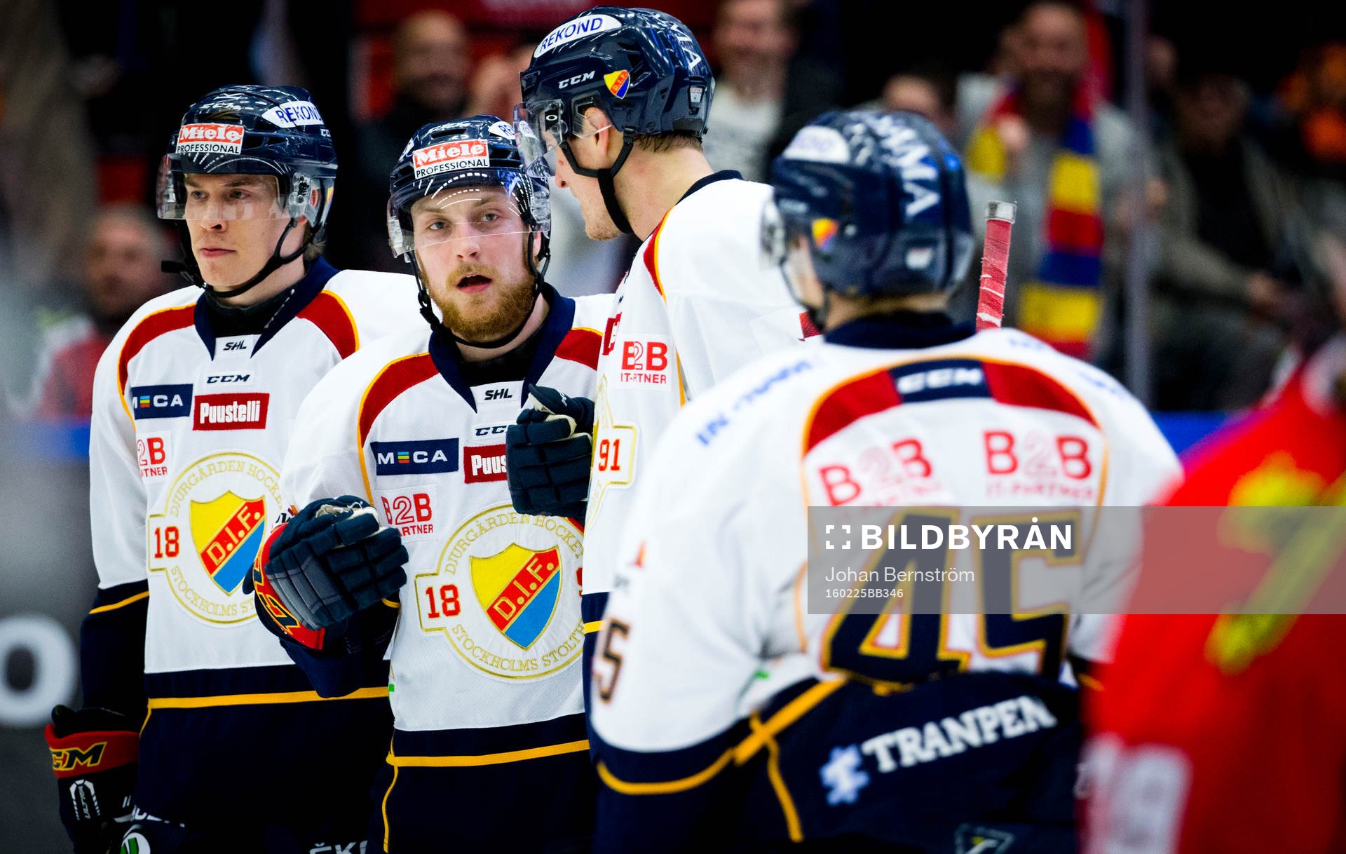Djurgårdens Linus Hultström gör 0-1 och jublar med
