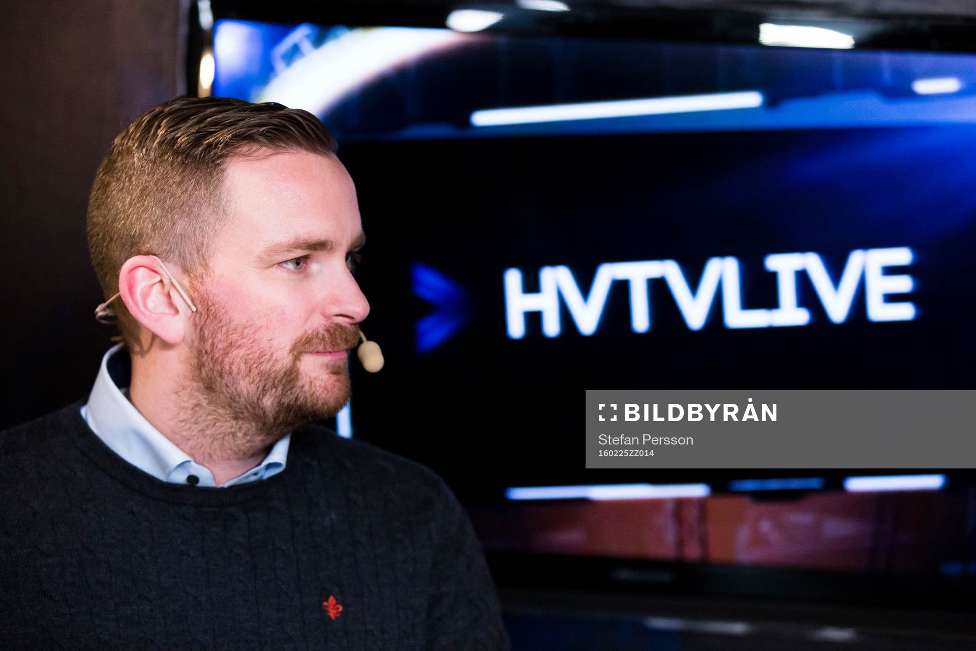s kommunikationsansvarige Johan Freijd i HVTVLive