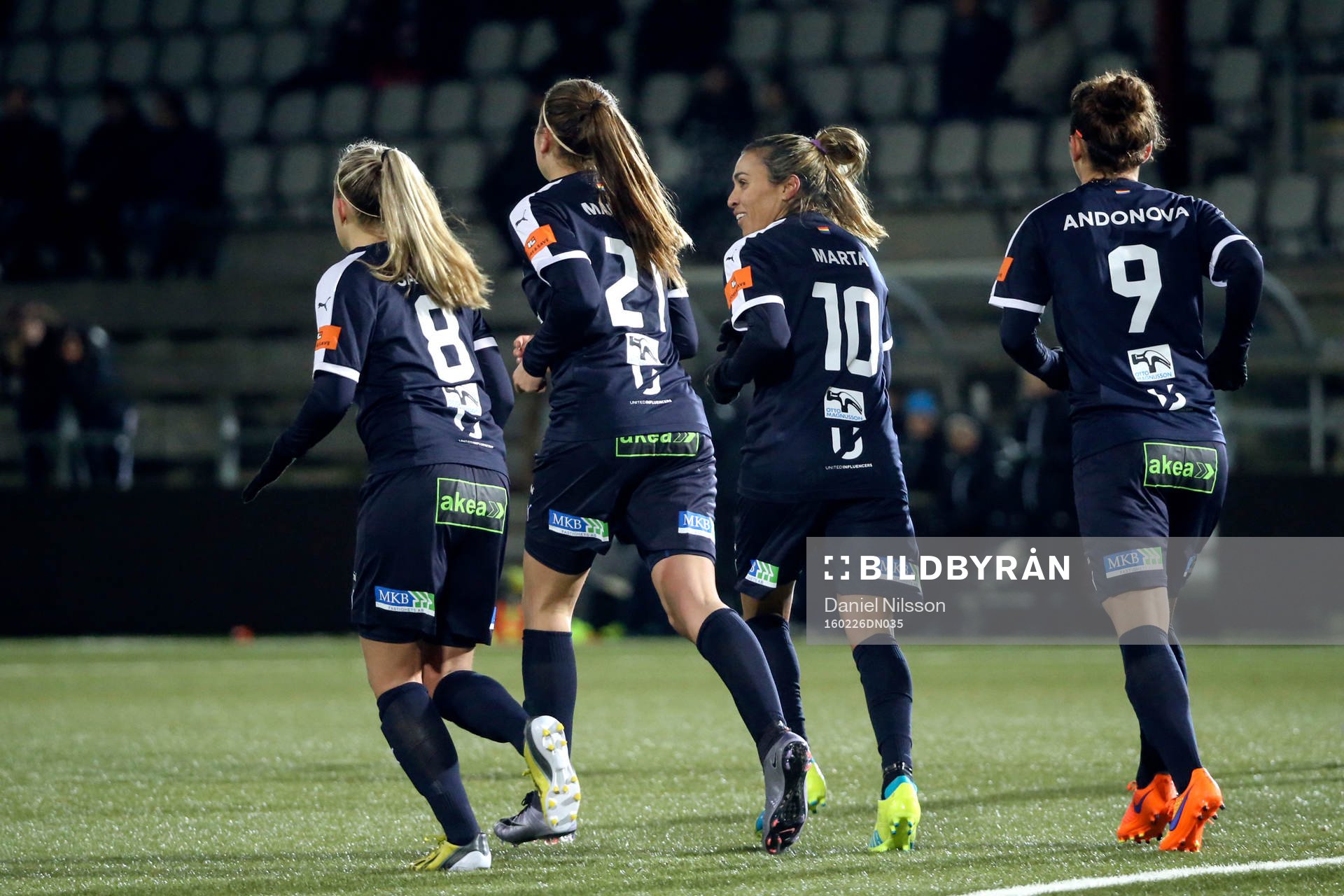 Rosengårds Marta Viera Da Silva jublar