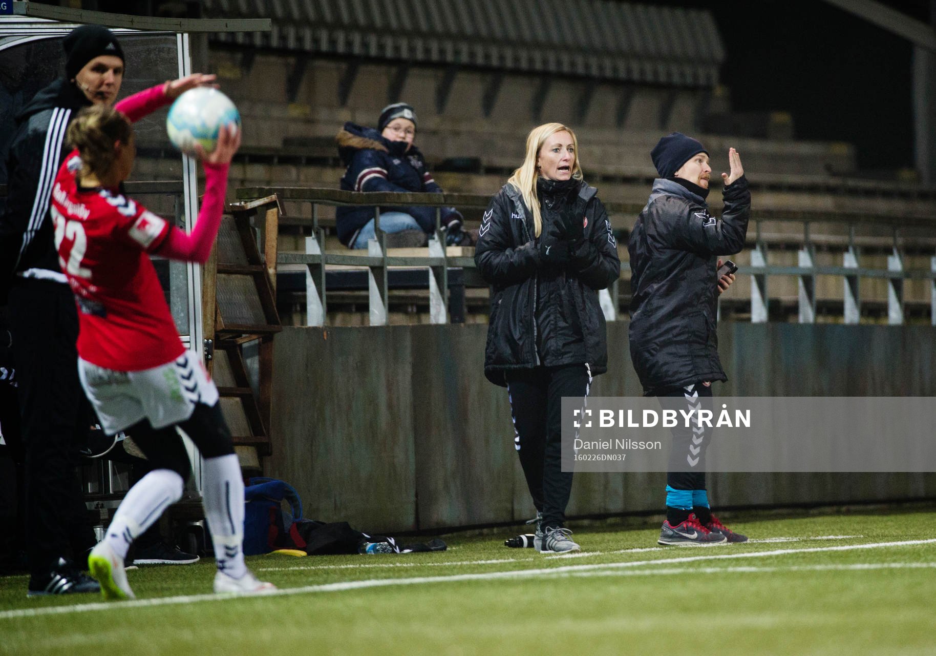 Kristianstads tränare Elisabet Gunnarsdottir som blev
