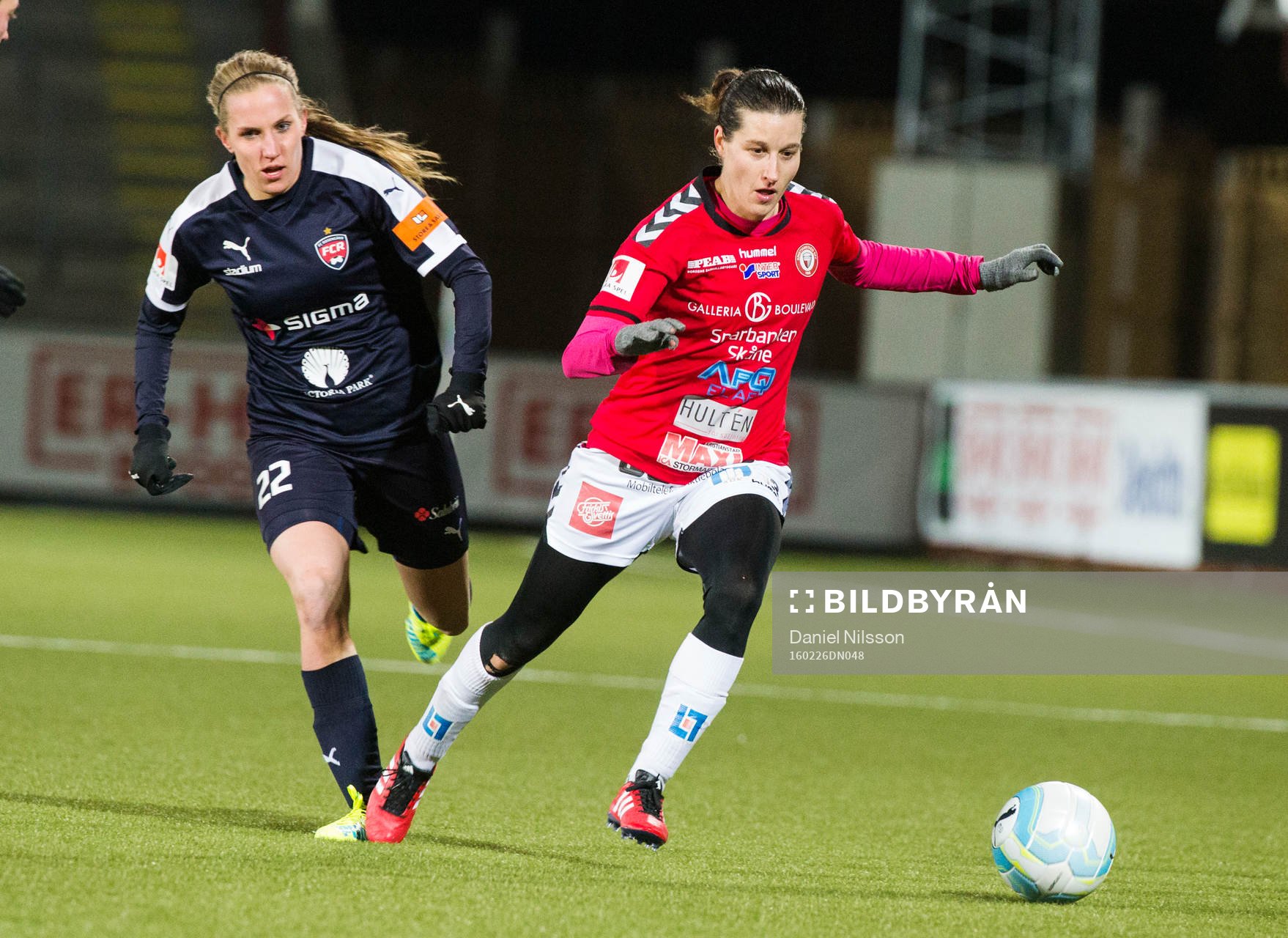 Rosengård  Hanna Persson och Kristianstads  Johanna