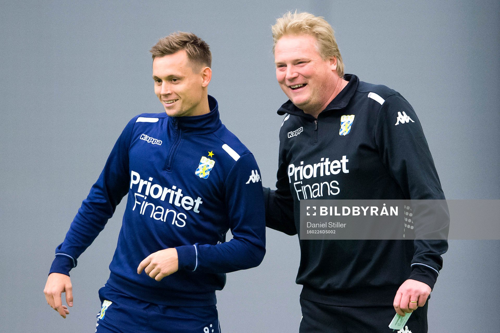 IFK Göteborgs Sören Rieks och tränare Jörgen Lennartsson