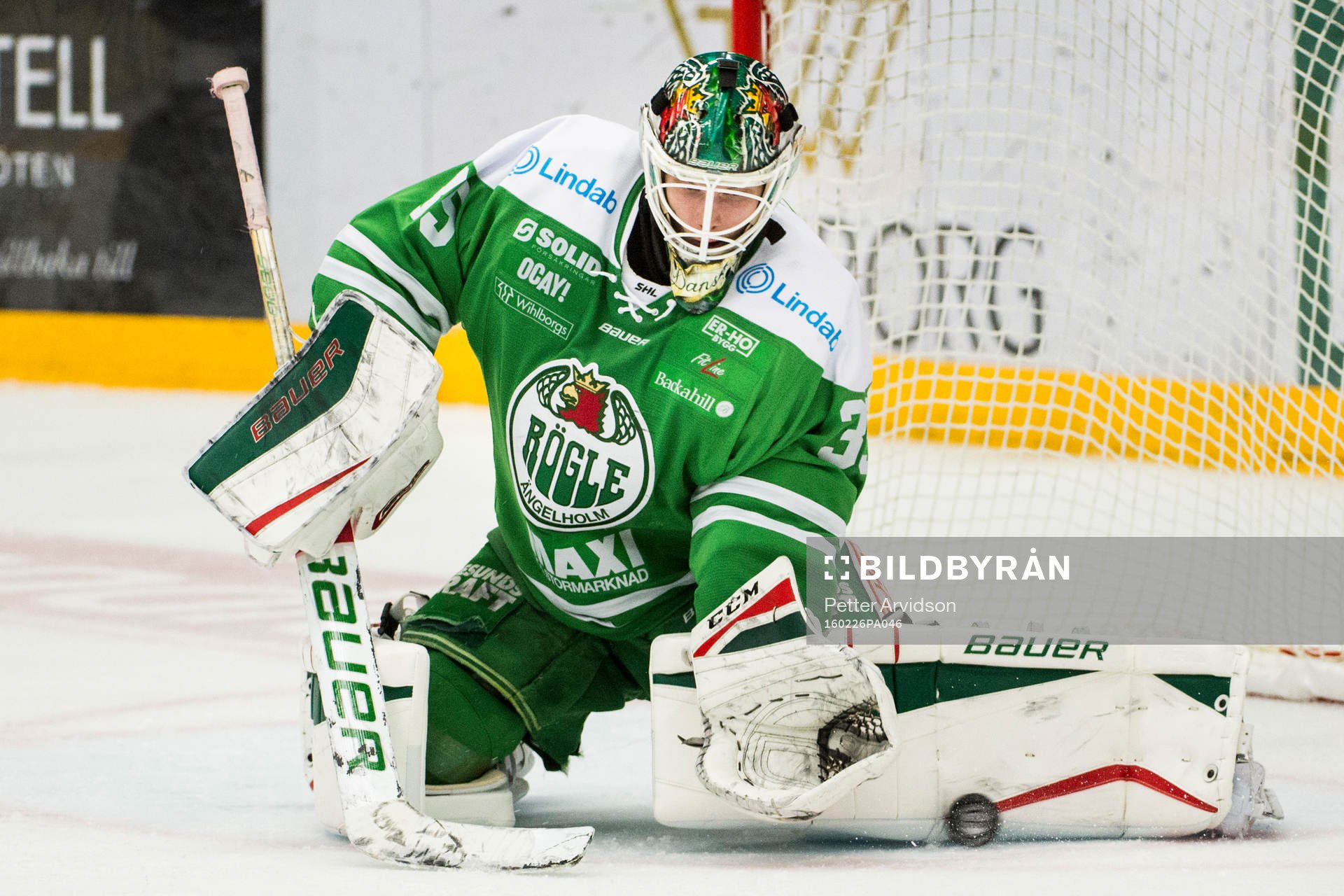 Rögles målvakt Oscar Dansk