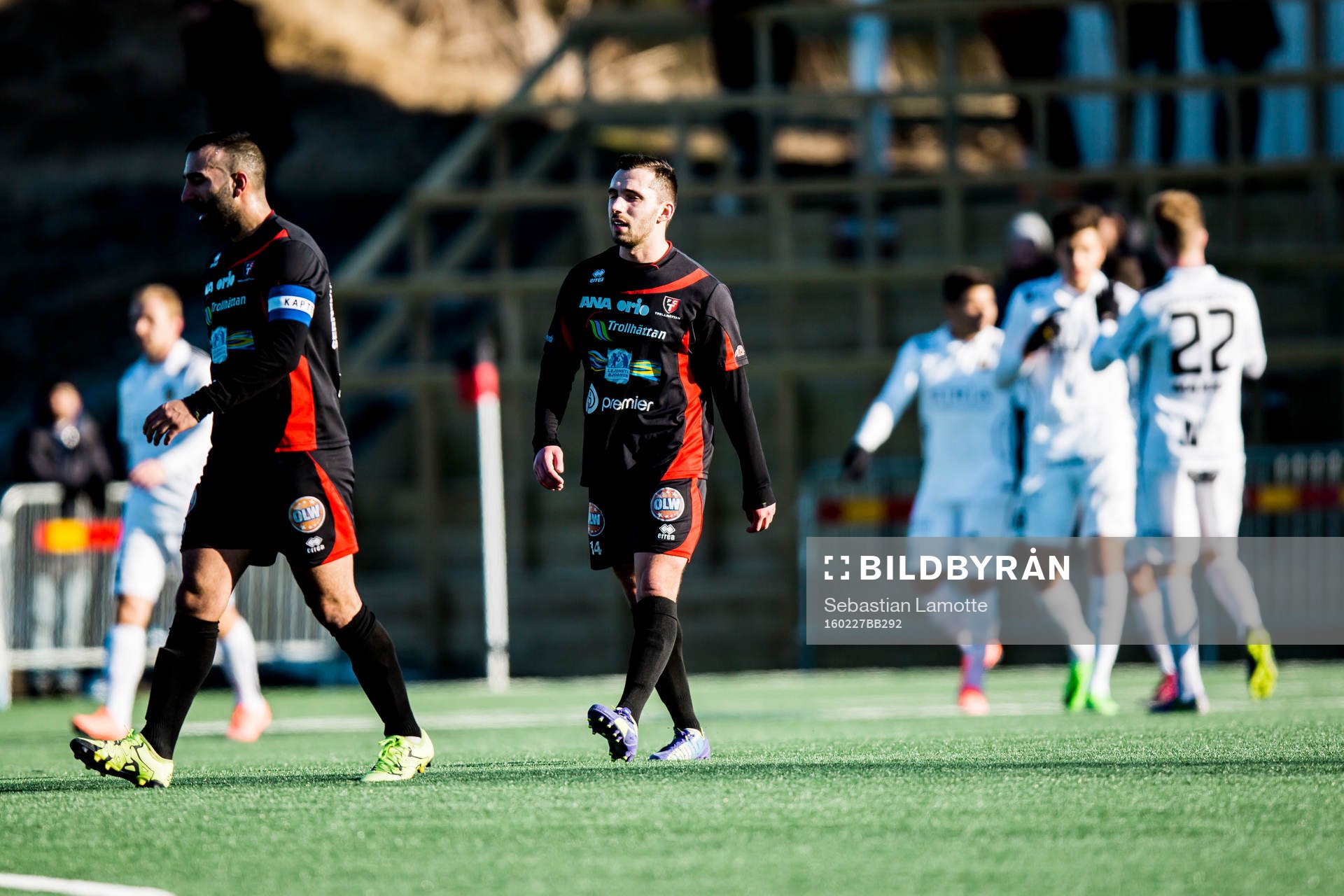 Häcken har gjort  0-2 och Trollhättans Agon Beqiri och