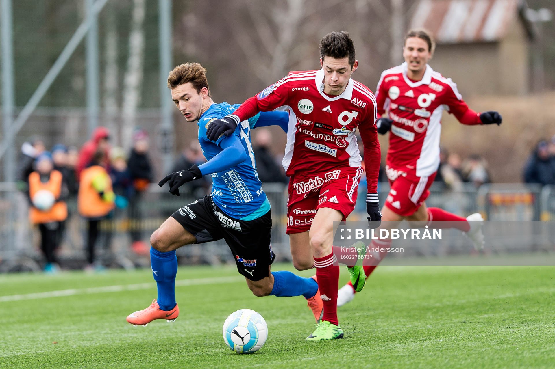 Halmstads Sead Haksabanovic och Degerfors Amor Layouni
