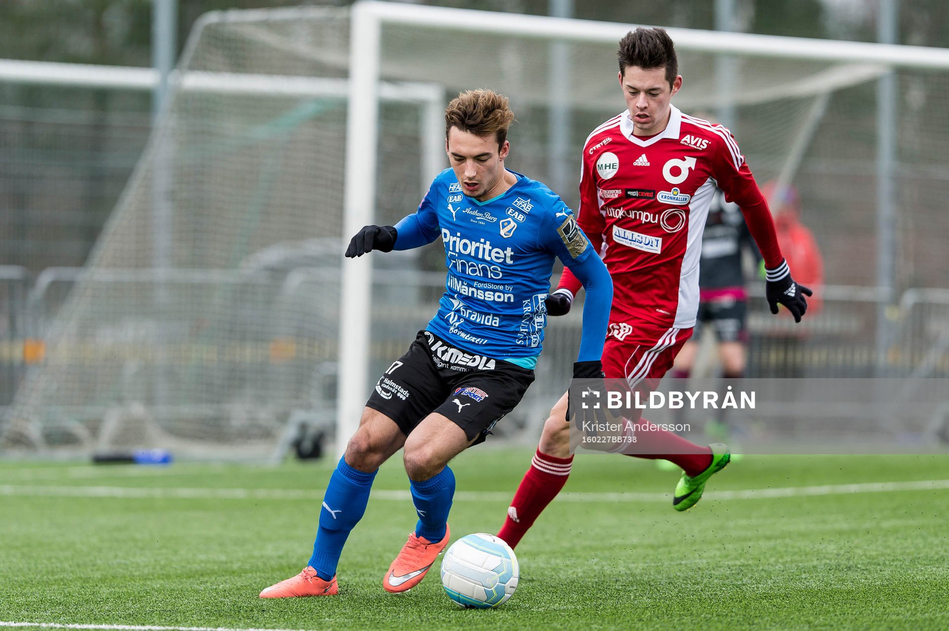 Halmstads Sead Haksabanovic och Degerfors Amor Layouni