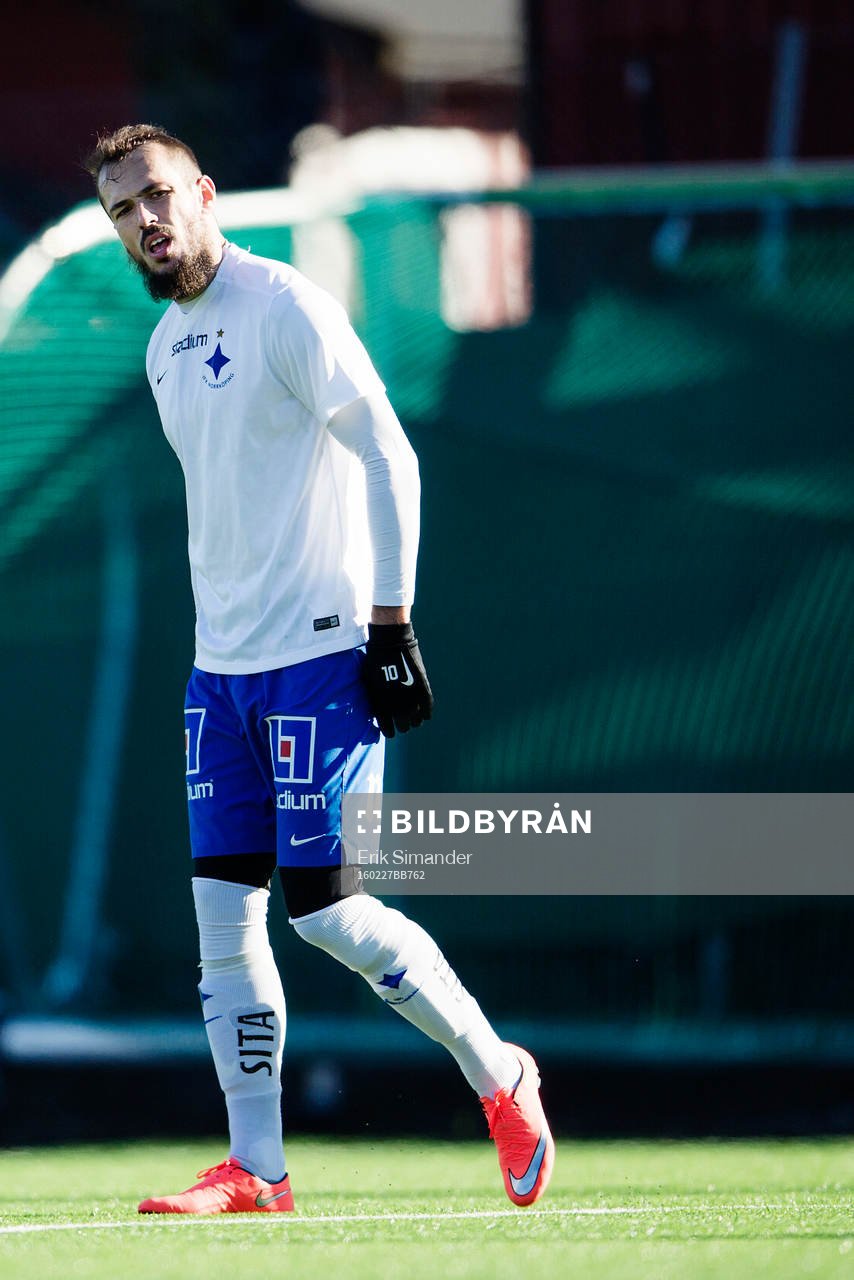 Norrköpings Emir Kujovic deppar