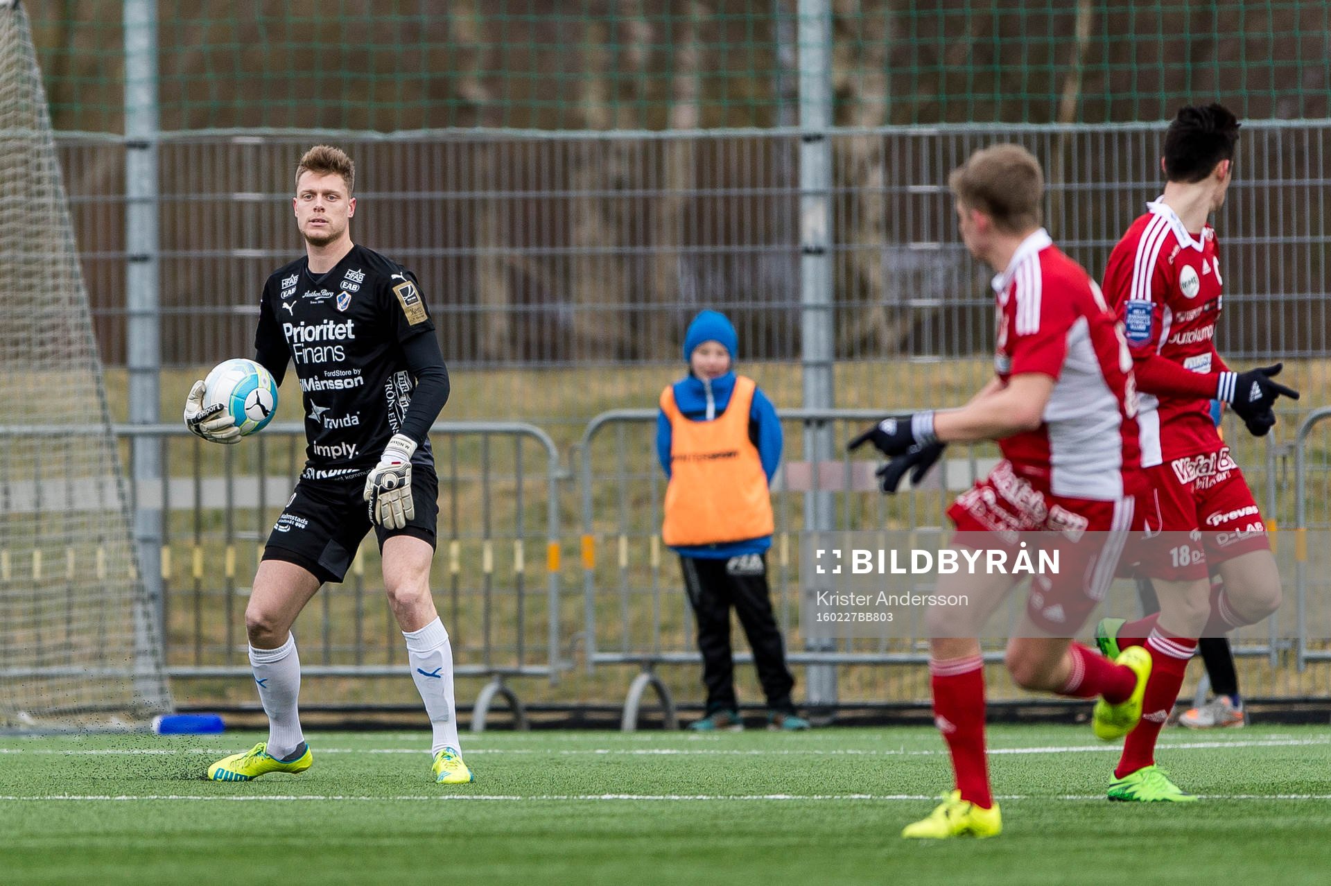 Halmstads målvakt Malkolm Nilsson