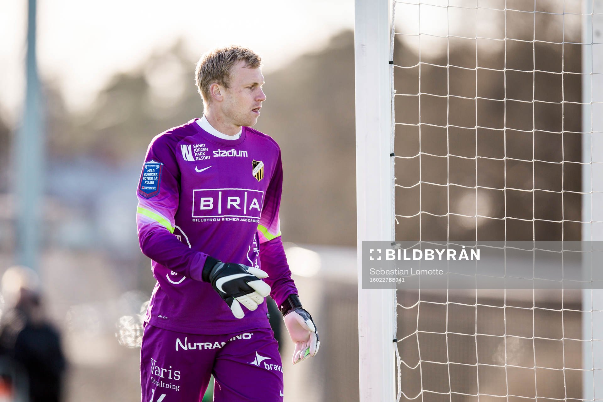 Häckens målvakt Peter Abrahamsson