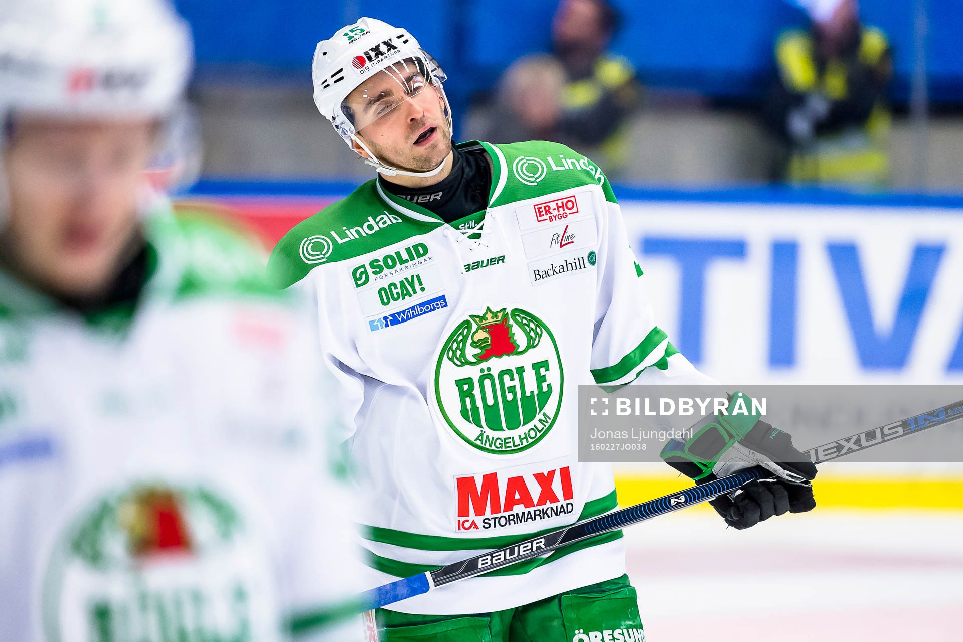 Rögles Dominik Granak hänger med huvudet