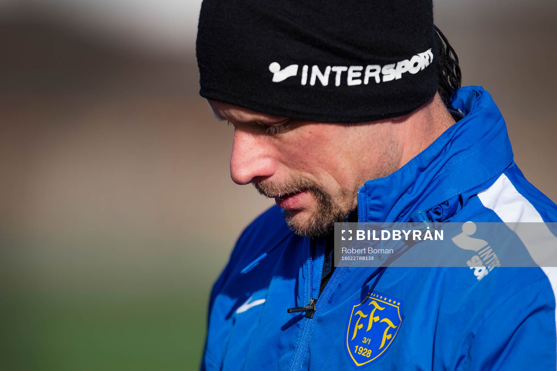 Falkenbergs Assisterande tränare Jack Rosander