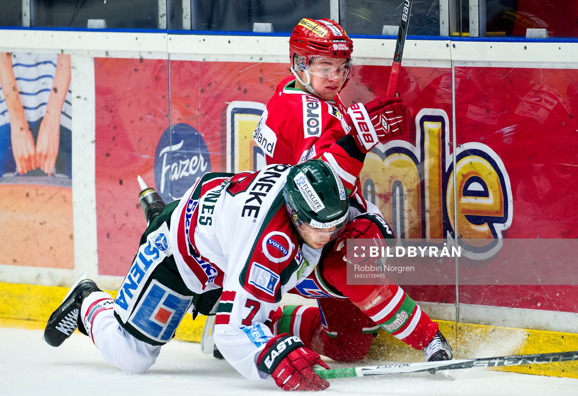 Frölundas Henrik Tömmernes och Modos Victor Olofsson