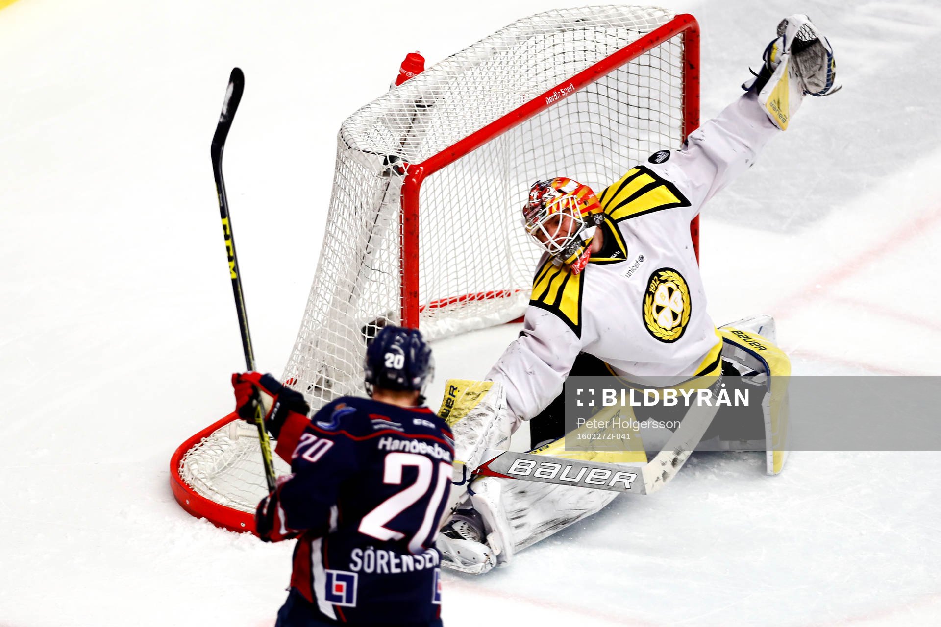 Linköpings Nick Sörenssen gör 1-1