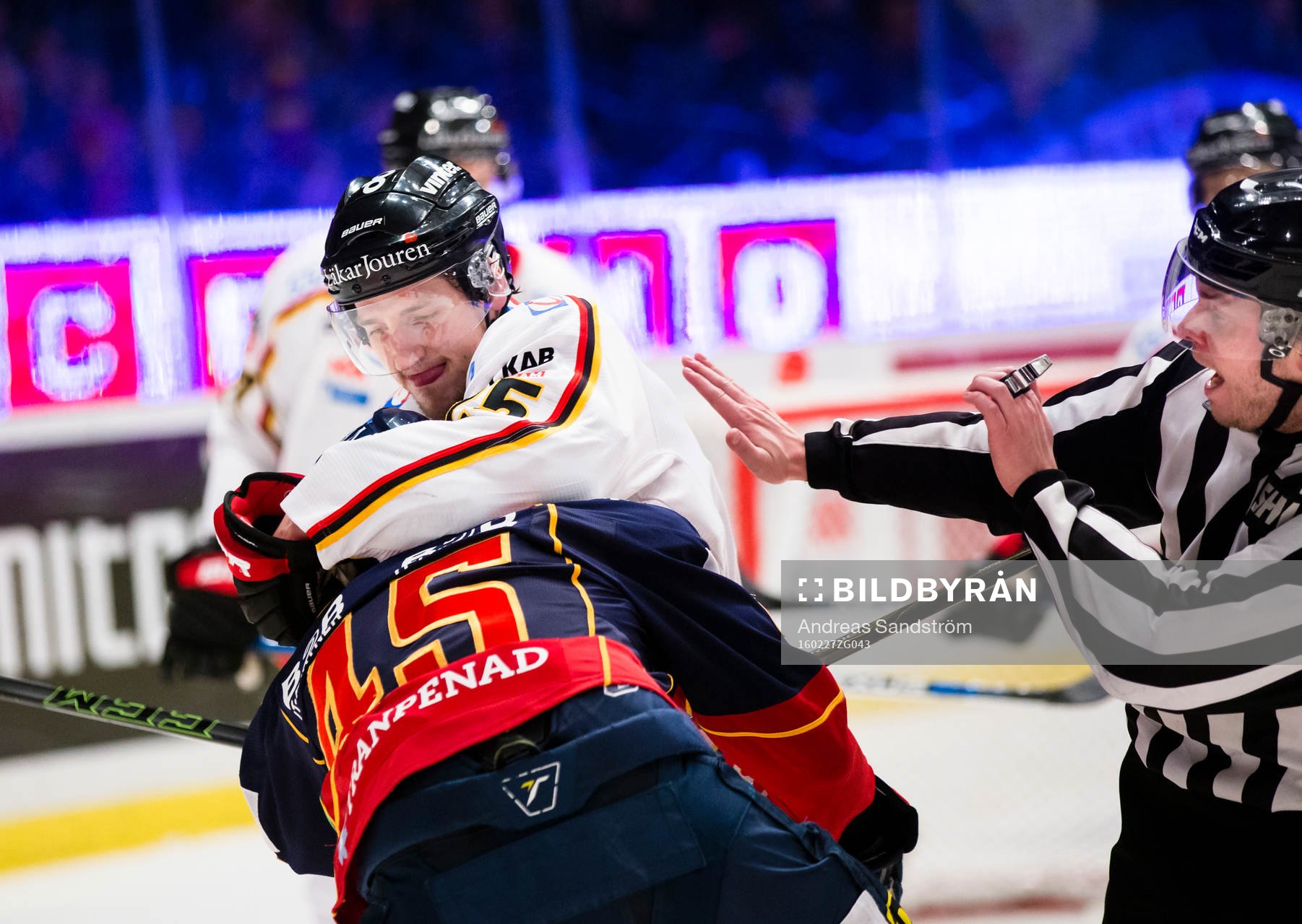 Luleås Anton Hedman i bråk med Djurgårdens Alexander Falk