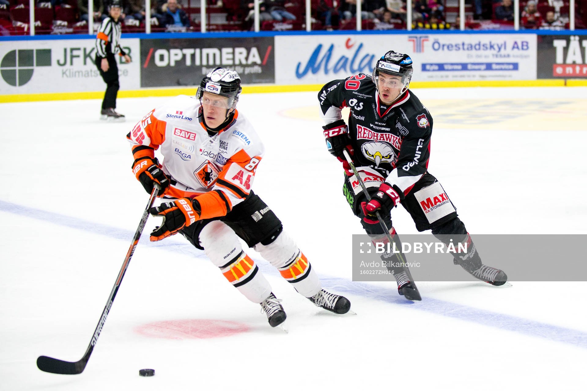 Malmö Redhawks Henrik Hetta jagar Karlskronas Toni
