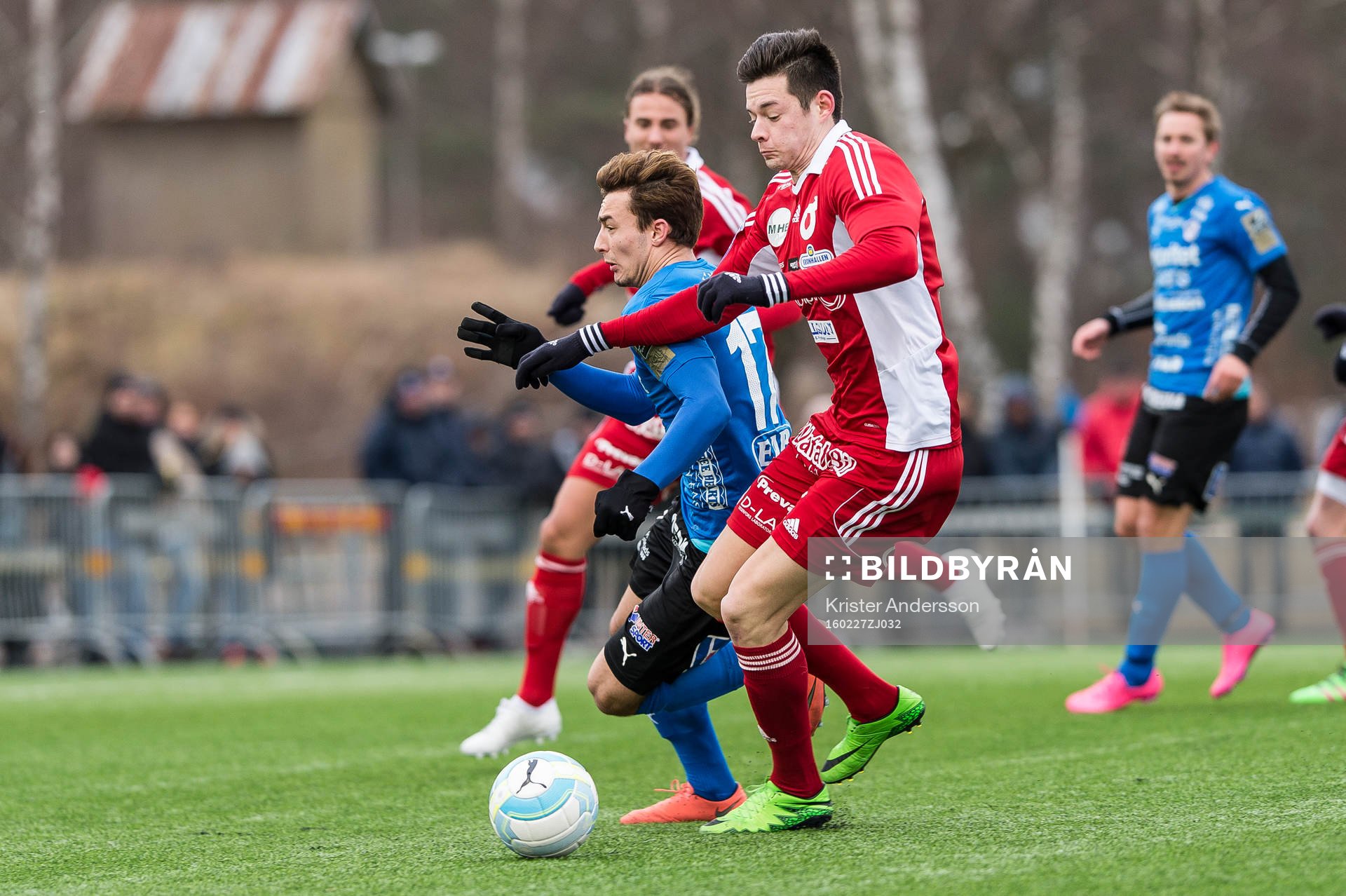 Halmstads Sead Haksabanovic och Degerfors Amor Layouni