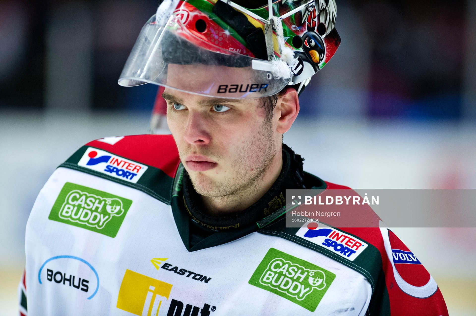 Frölundas målvakt Johan Gustafsson