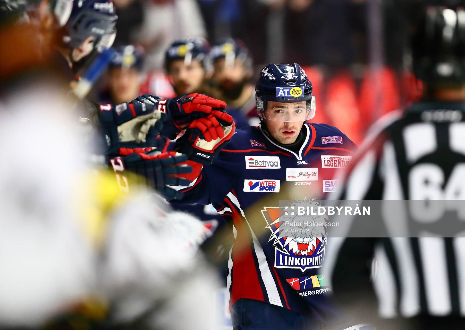 XXX under ishockeymatchen i SHL mellan Linköping och