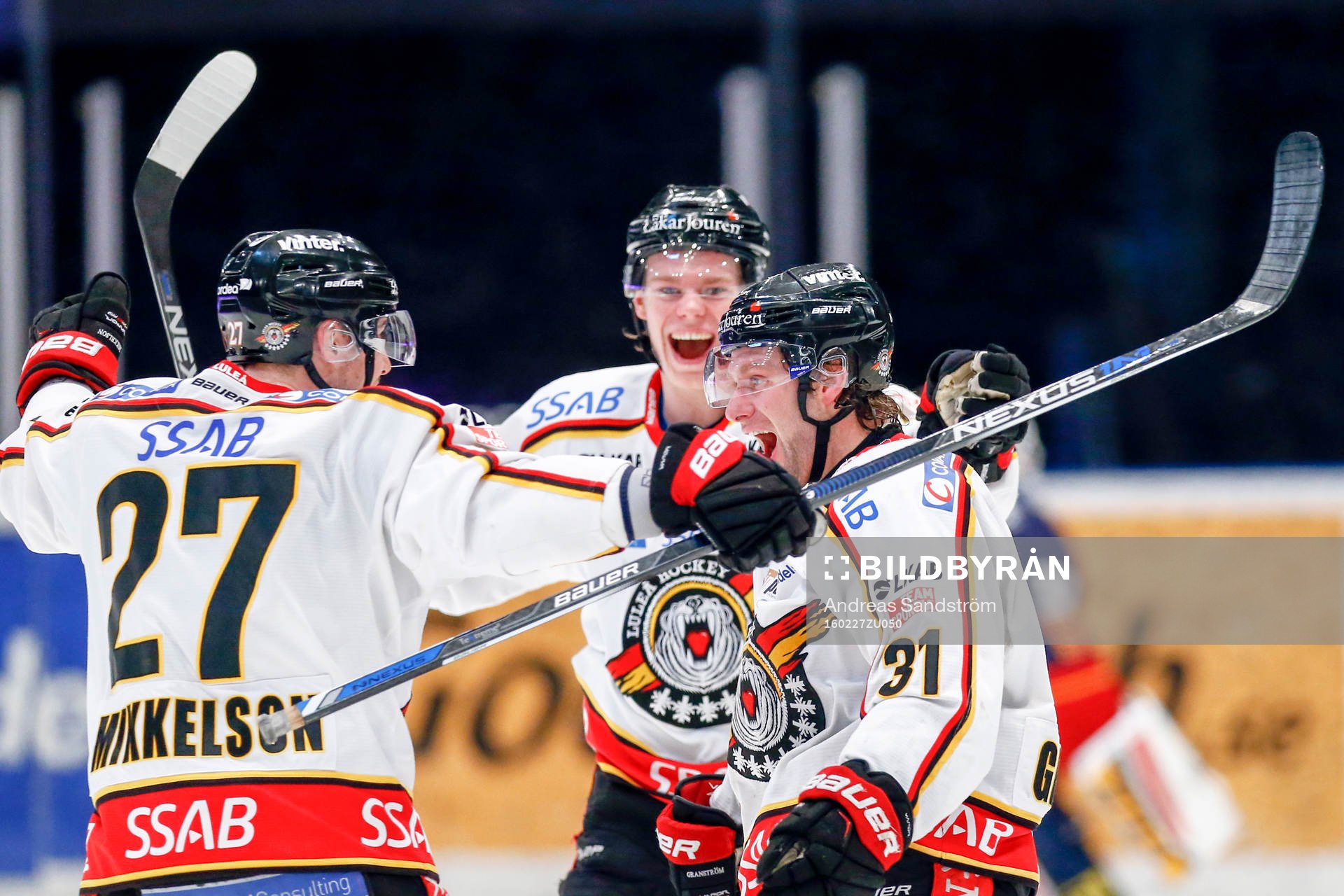 Luleås Jonathan Granström jublar