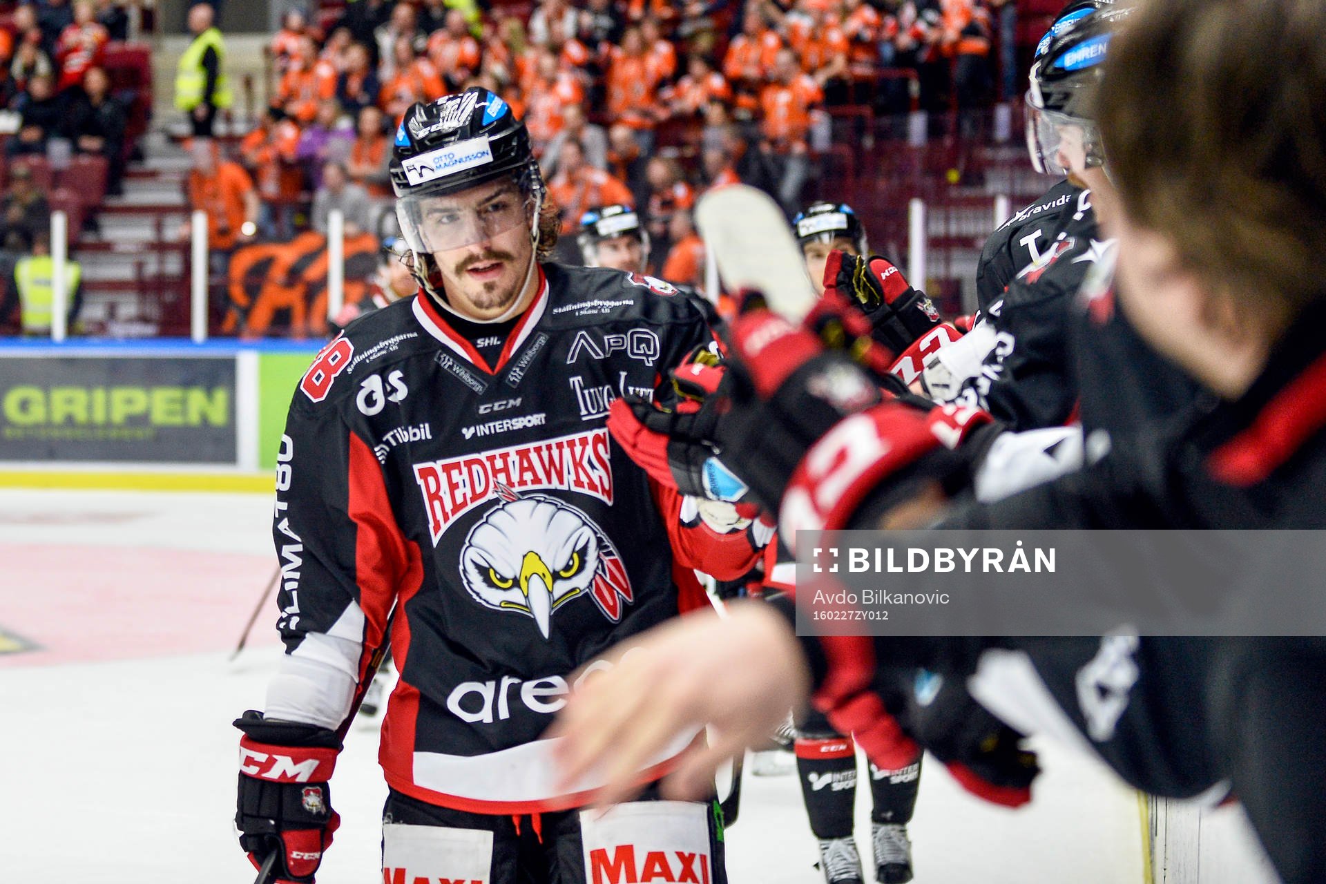 Malmö Redhawks Peter Mueller jublar
