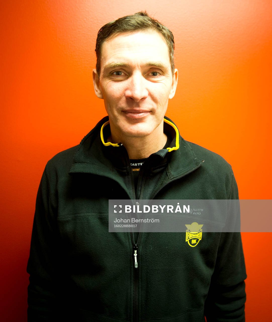 Porträtt på Forwards tränare Rickard Nilsson